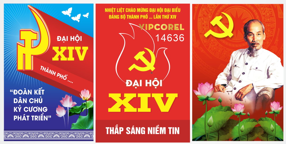 Pano Đại Hội Đại Biểu Toàn Quốc XIV #12 file corel