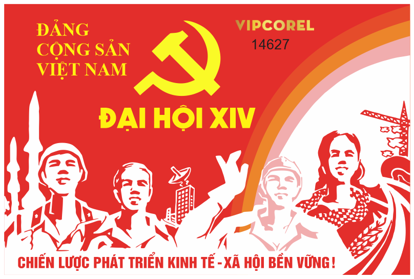 Pano Đại Hội Đại Biểu Toàn Quốc XIV #3 file corel