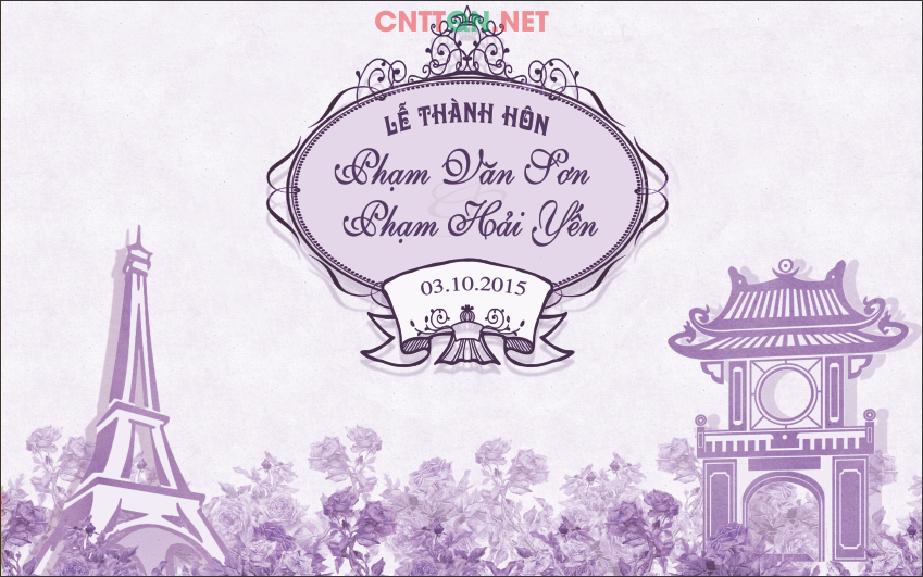 Market Phông cưới đẹp nhất 2018 file Corel