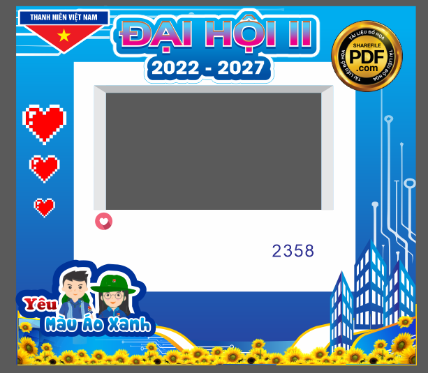 Khung hình chụp ảnh đại hồi đoàn TNCS Hồ Chí Minh 2022