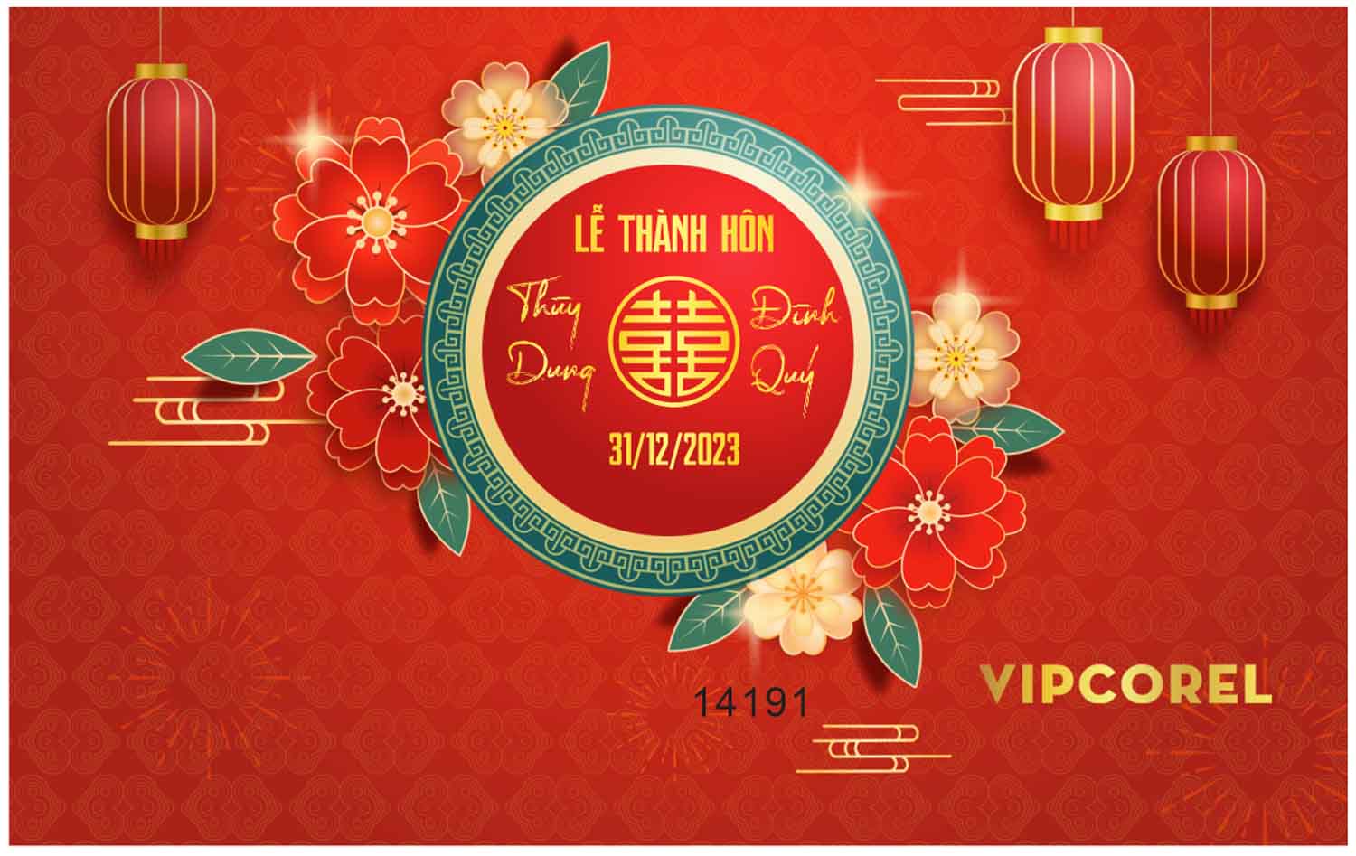Backdrop sân khấu đám cưới 2024 vector #97