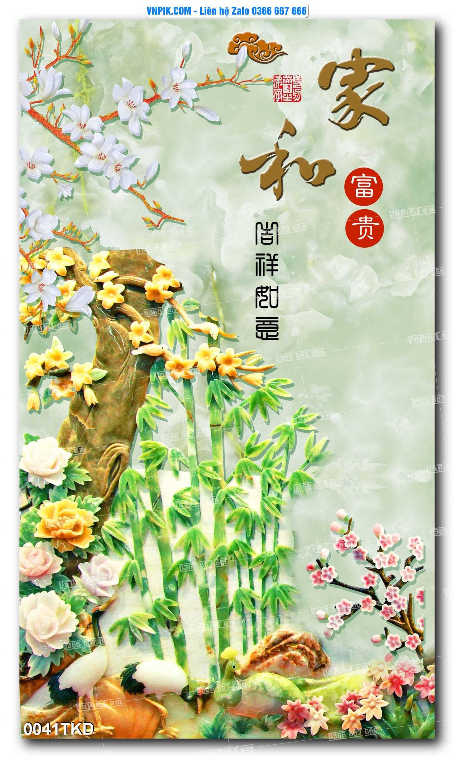 Tranh Khổ Dọc – Tranh Thác Nước – Tranh Phong Cảnh Đẹp – Tranh Treo Tường – Mã file 0041TKD