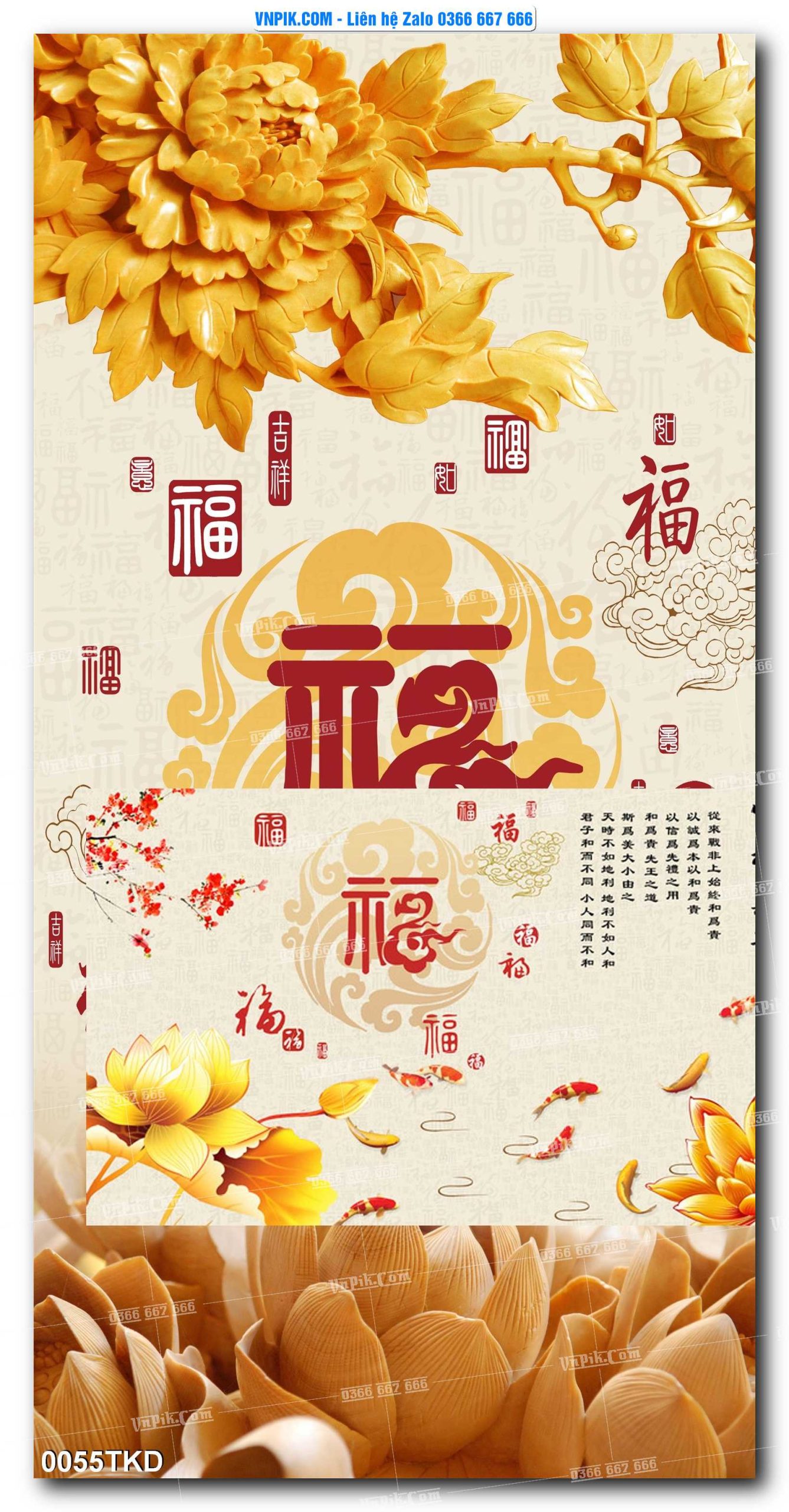 Tranh Khổ Dọc – Tranh Thác Nước – Tranh Phong Cảnh Đẹp – Tranh Treo Tường – Mã file 0055TKD
