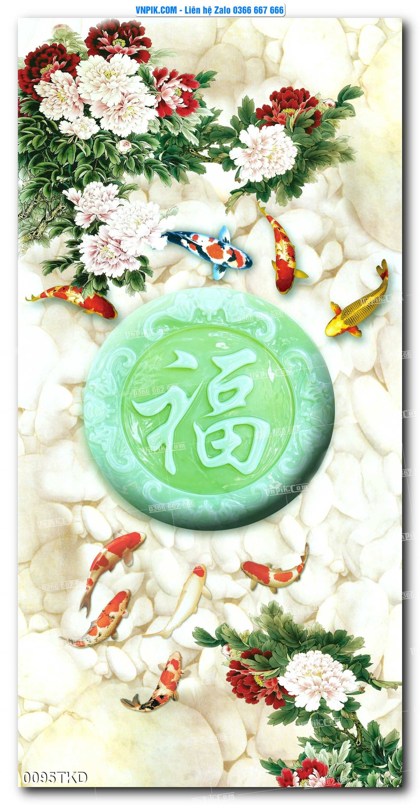 Tranh Khổ Dọc – Tranh Thác Nước – Tranh Phong Cảnh Đẹp – Tranh Treo Tường – Mã file 0095TKD