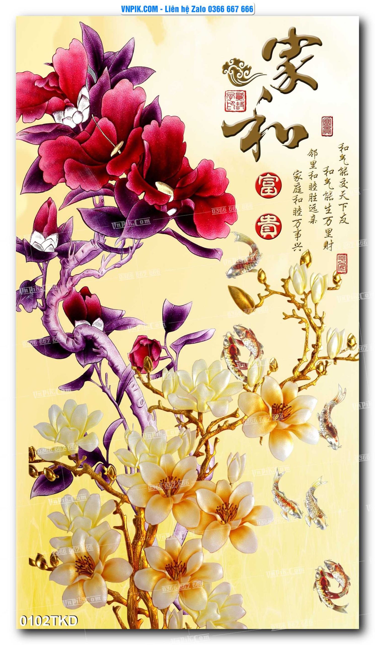 Tranh Khổ Dọc – Tranh Thác Nước – Tranh Phong Cảnh Đẹp – Tranh Treo Tường – Mã file 0102TKD
