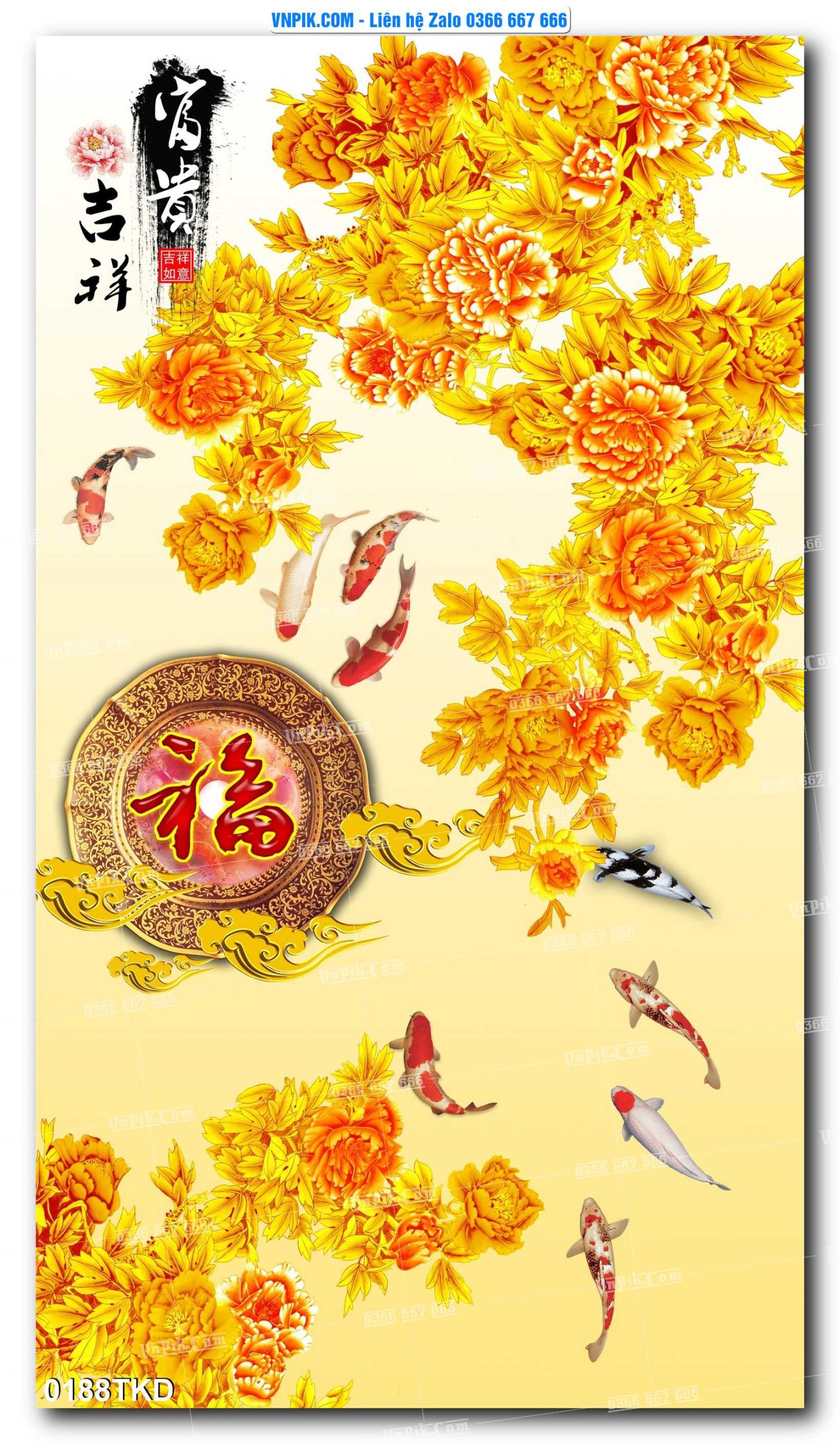 Tranh Khổ Dọc – Tranh Thác Nước – Tranh Phong Cảnh Đẹp – Tranh Treo Tường – Mã file 0188TKD