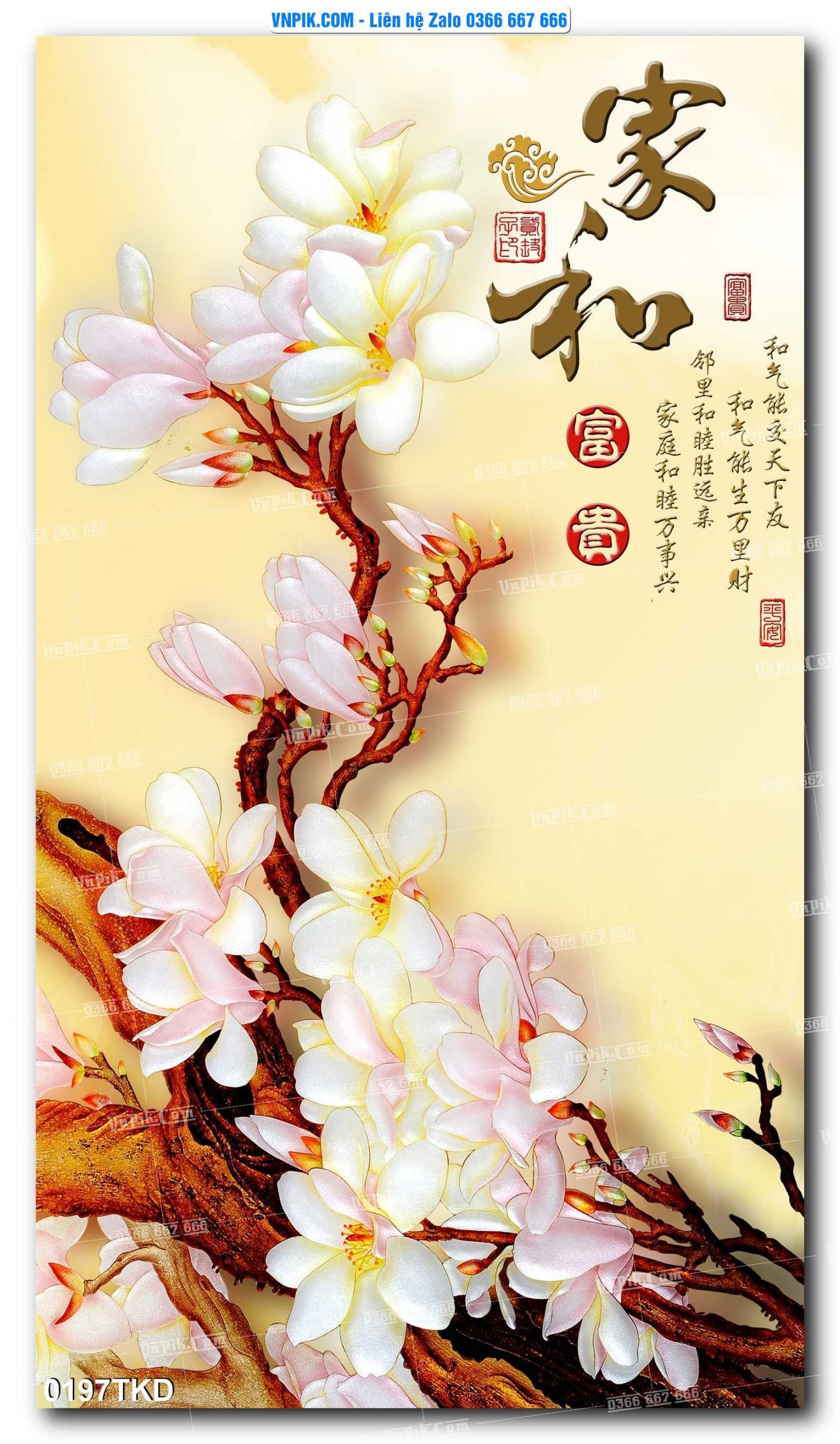 Tranh Khổ Dọc – Tranh Thác Nước – Tranh Phong Cảnh Đẹp – Tranh Treo Tường – Mã file 0197TKD