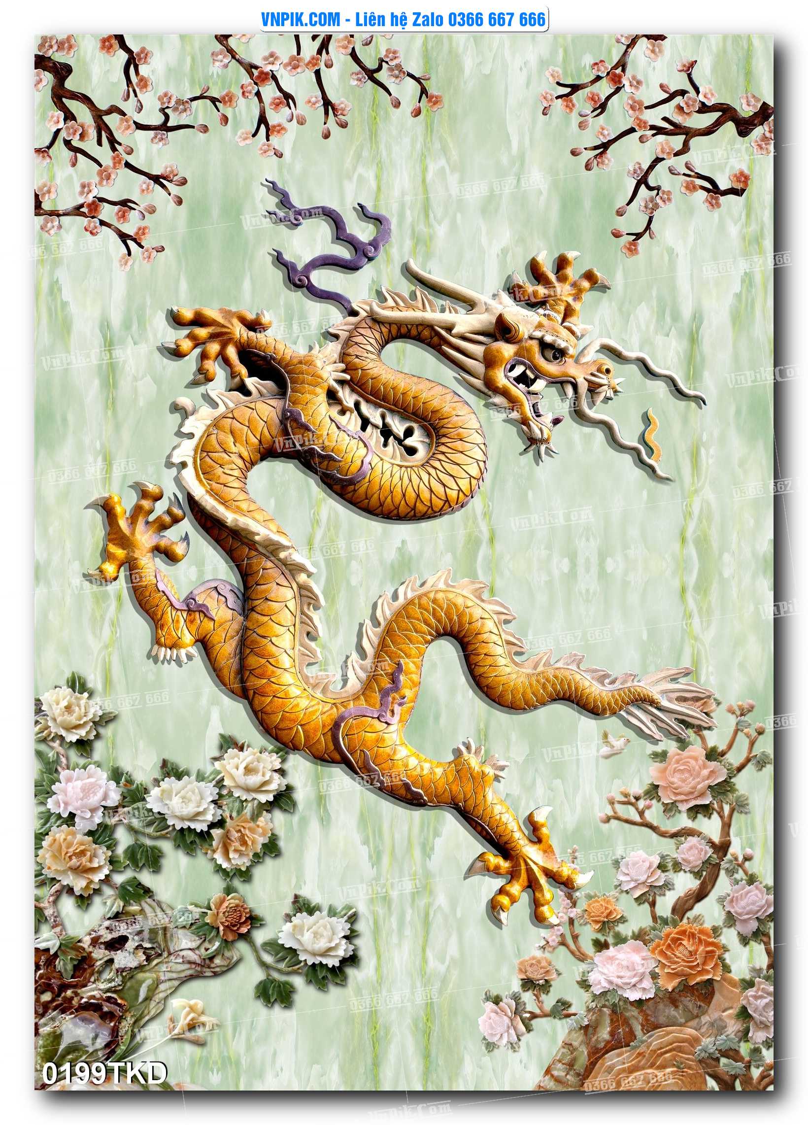 Tranh Khổ Dọc – Tranh Thác Nước – Tranh Phong Cảnh Đẹp – Tranh Treo Tường – Mã file 0199TKD