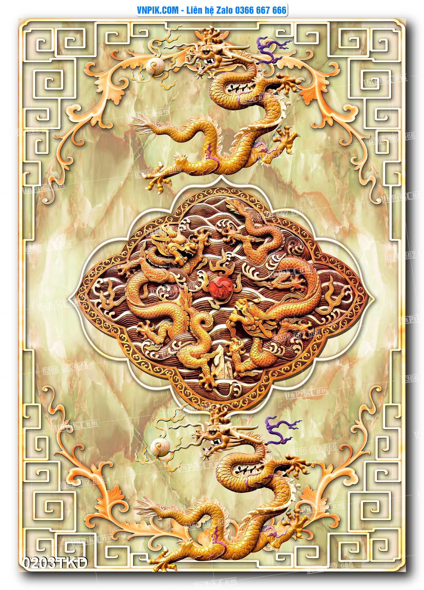 Tranh Khổ Dọc – Tranh Thác Nước – Tranh Phong Cảnh Đẹp – Tranh Treo Tường – Mã file 0203TKD