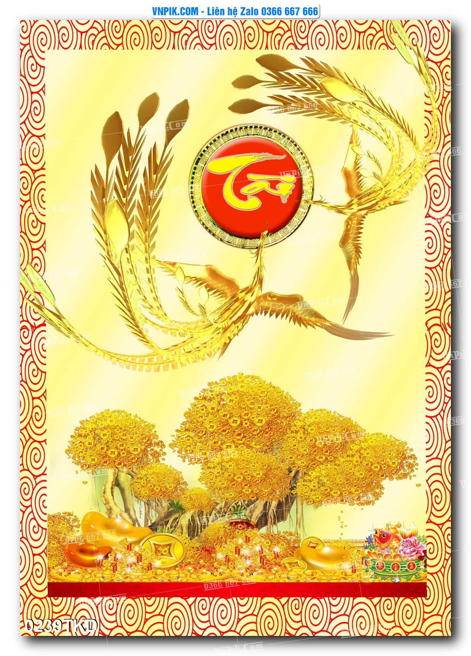 Tranh Khổ Dọc – Tranh Thác Nước – Tranh Phong Cảnh Đẹp – Tranh Treo Tường – Mã file 0239TKD