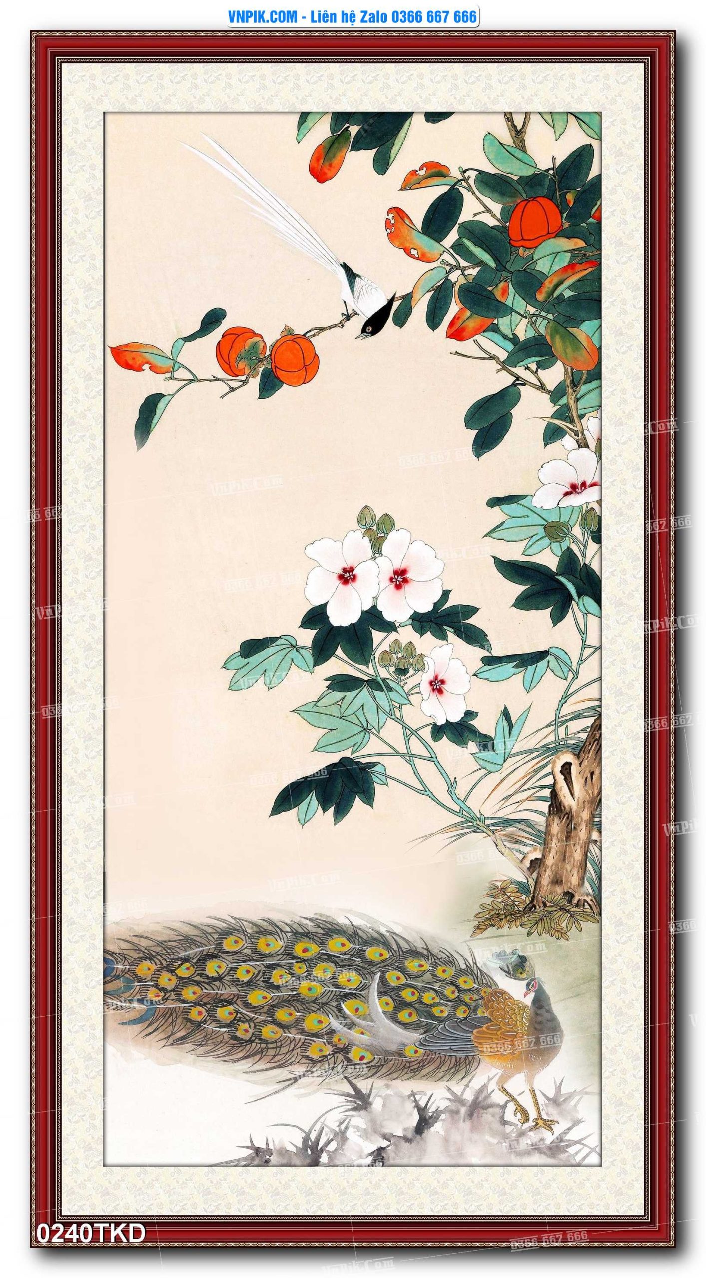 Tranh Khổ Dọc – Tranh Thác Nước – Tranh Phong Cảnh Đẹp – Tranh Treo Tường – Mã file 0240TKD