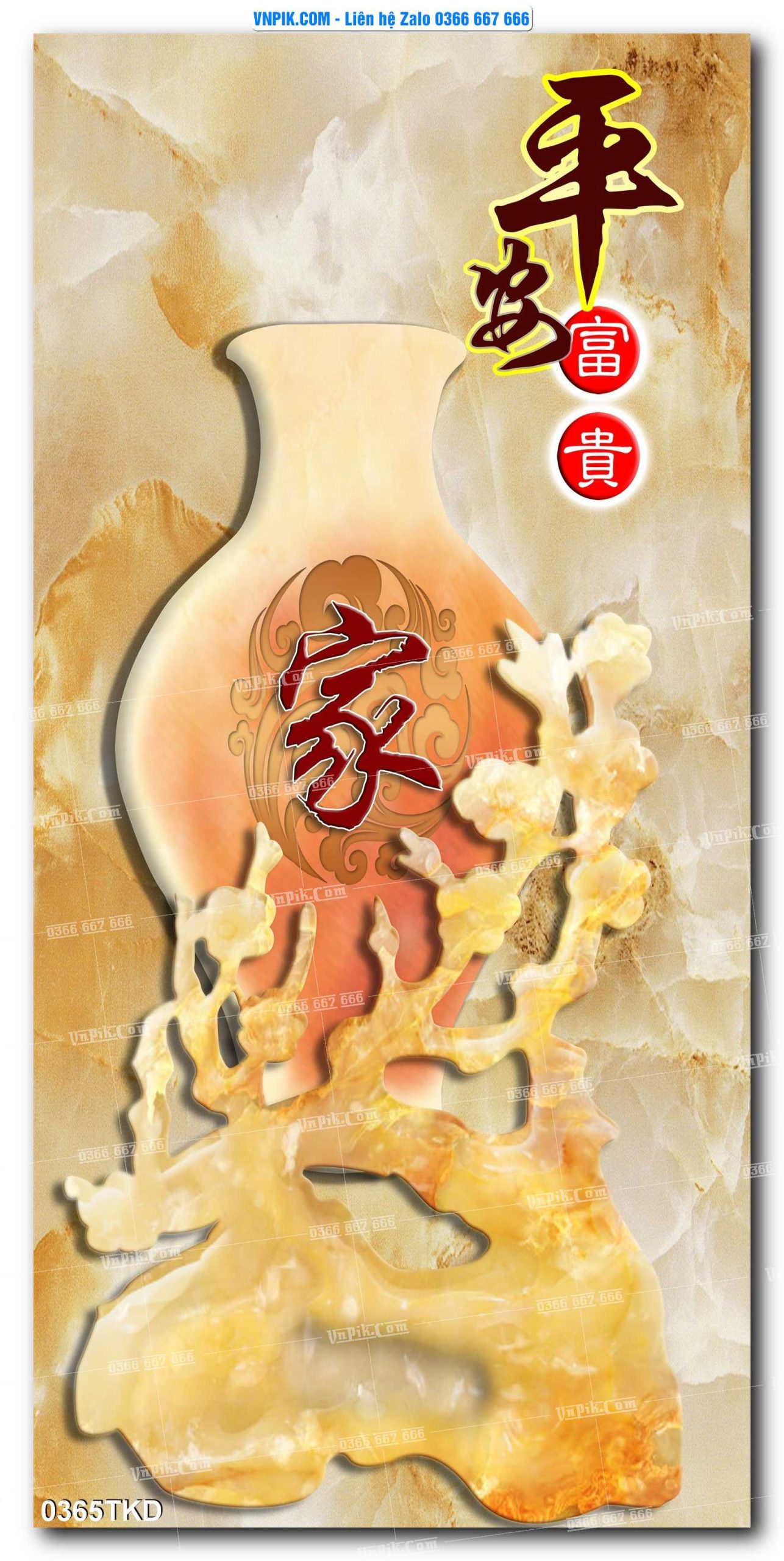 Tranh Khổ Dọc – Tranh Thác Nước – Tranh Phong Cảnh Đẹp – Tranh Treo Tường – Mã file 0365TKD