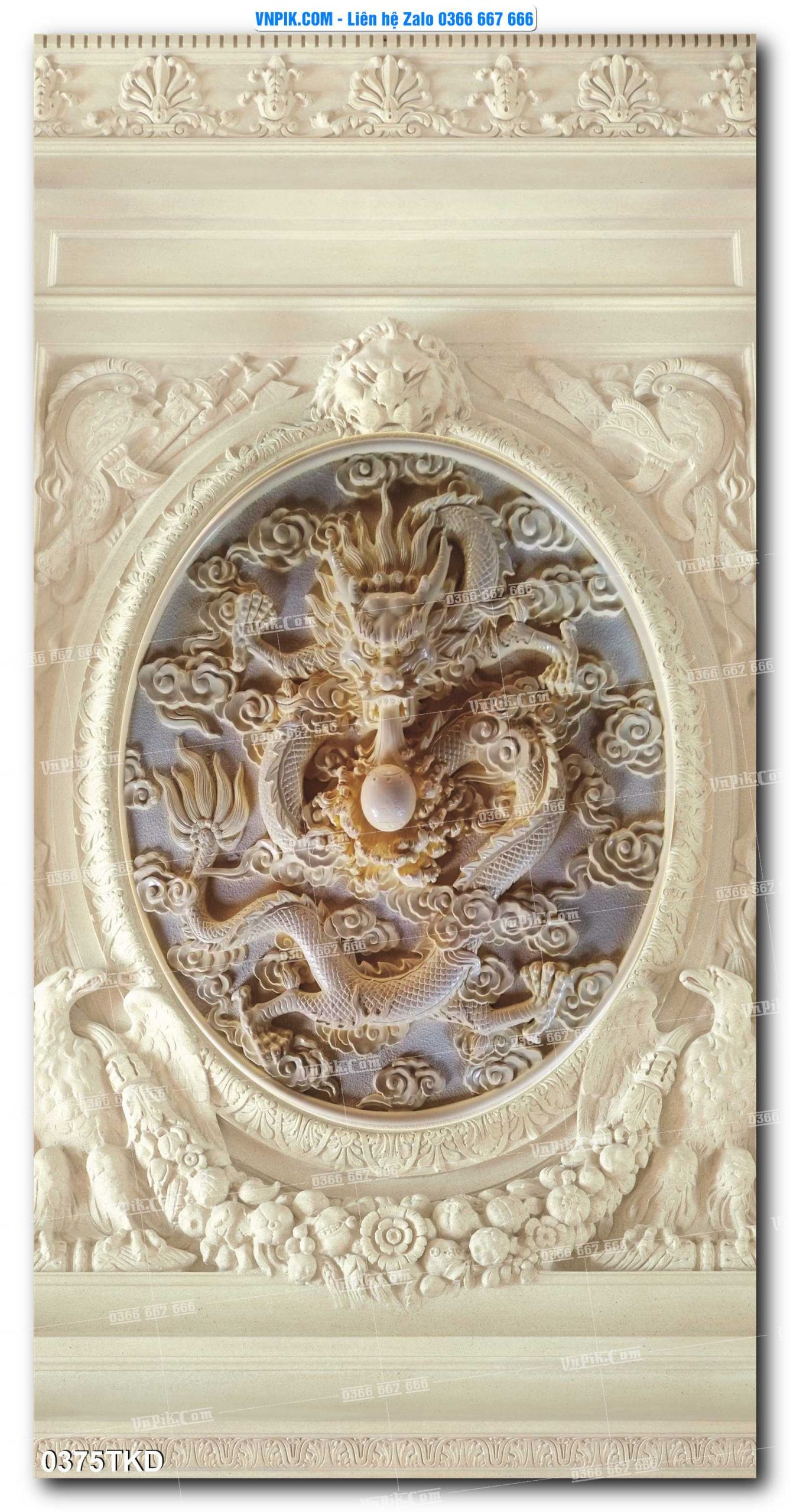 Tranh Khổ Dọc – Tranh Thác Nước – Tranh Phong Cảnh Đẹp – Tranh Treo Tường – Mã file 0375TKD