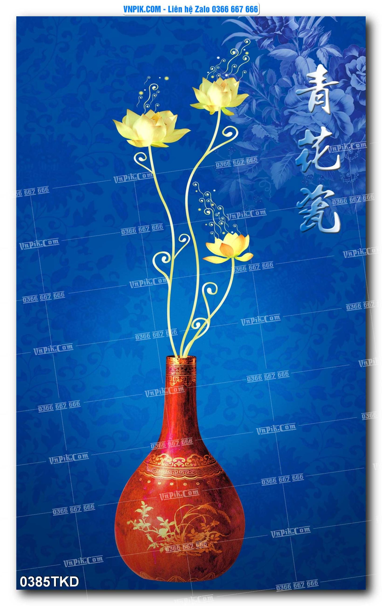 Tranh Khổ Dọc – Tranh Thác Nước – Tranh Phong Cảnh Đẹp – Tranh Treo Tường – Mã file 0385TKD
