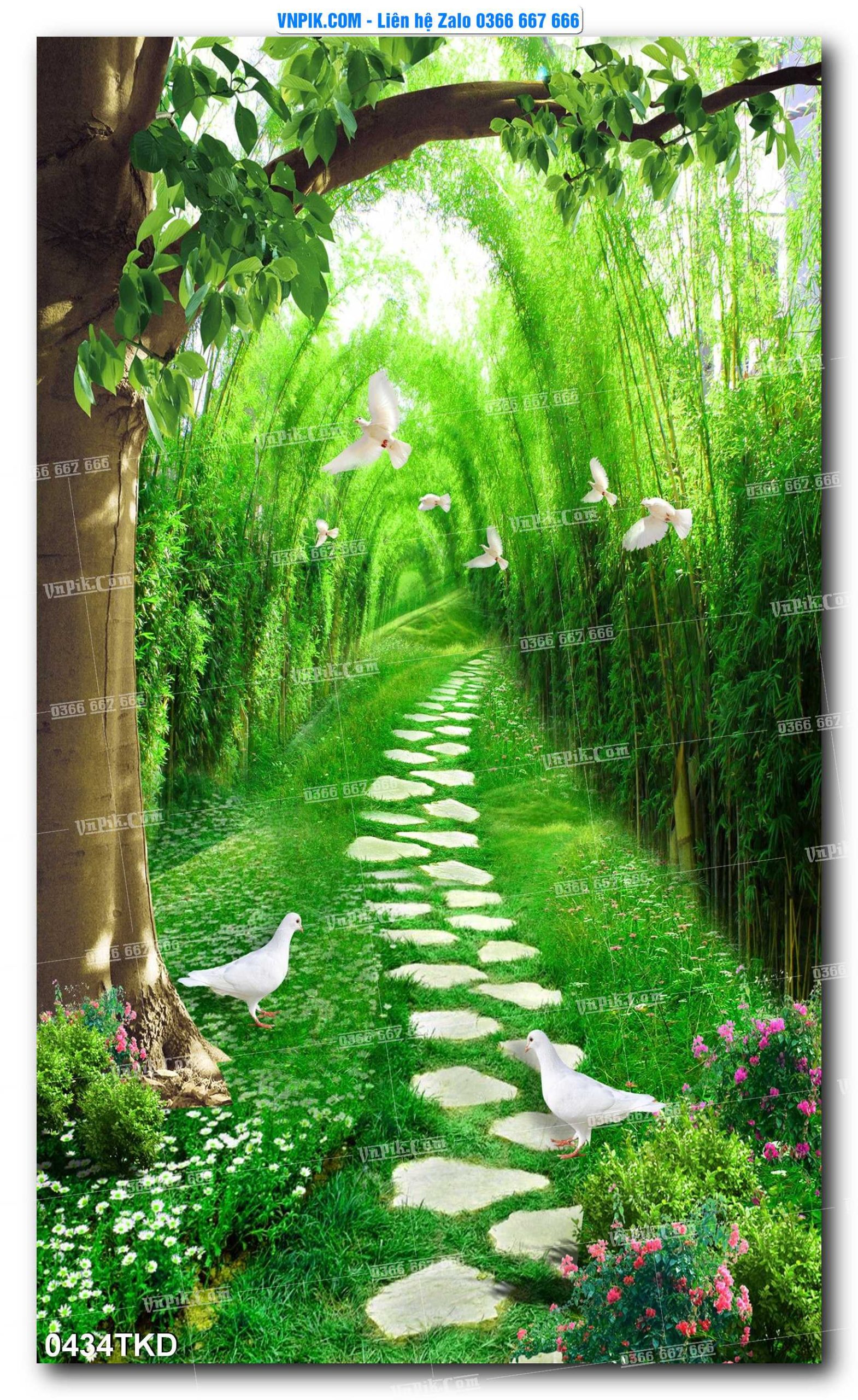 Tranh Khổ Dọc – Tranh Thác Nước – Tranh Phong Cảnh Đẹp – Tranh Treo Tường – Mã file 0434TKD