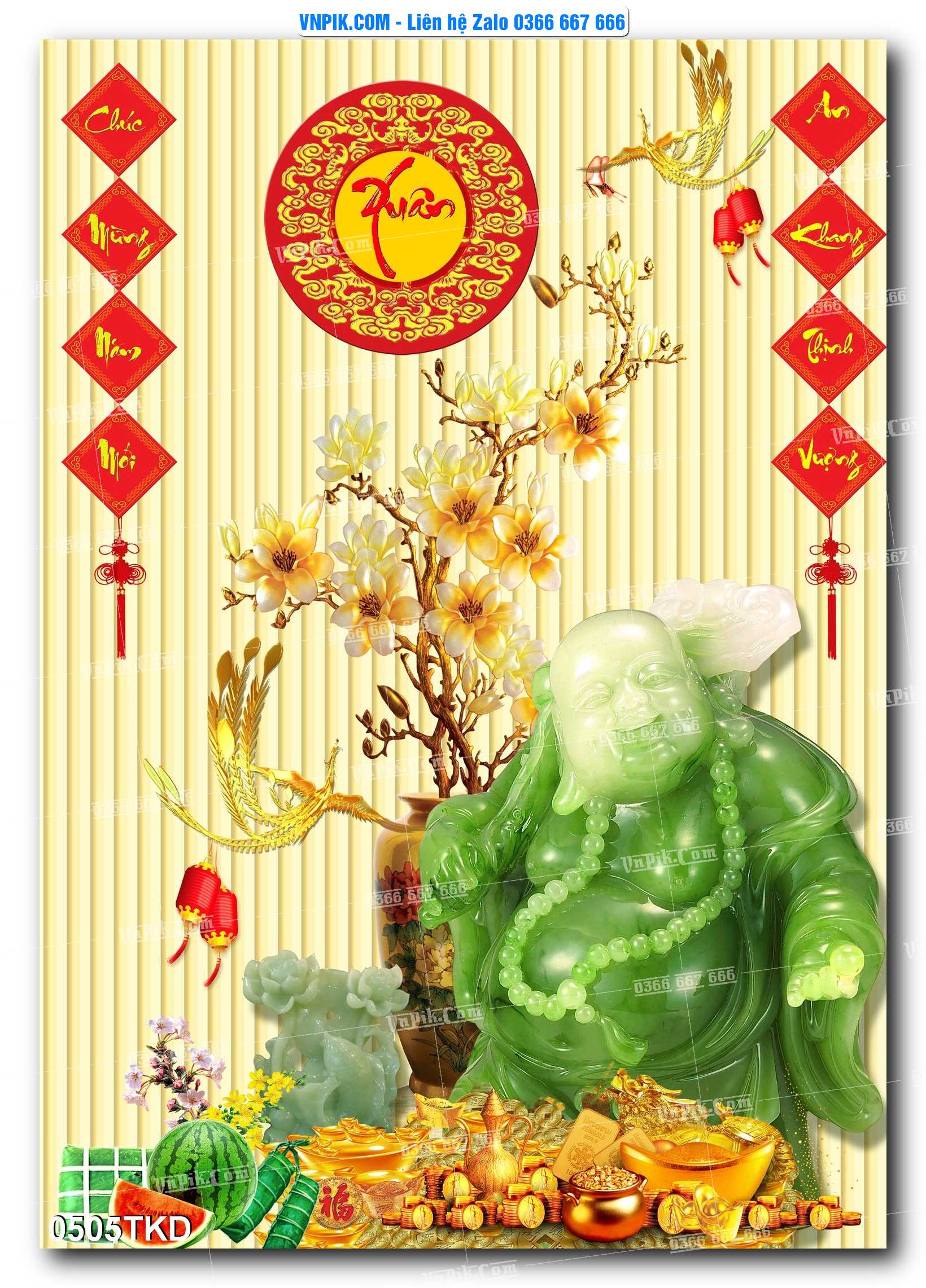 Tranh Khổ Dọc – Tranh Thác Nước – Tranh Phong Cảnh Đẹp – Tranh Treo Tường – Mã file 0505TKD