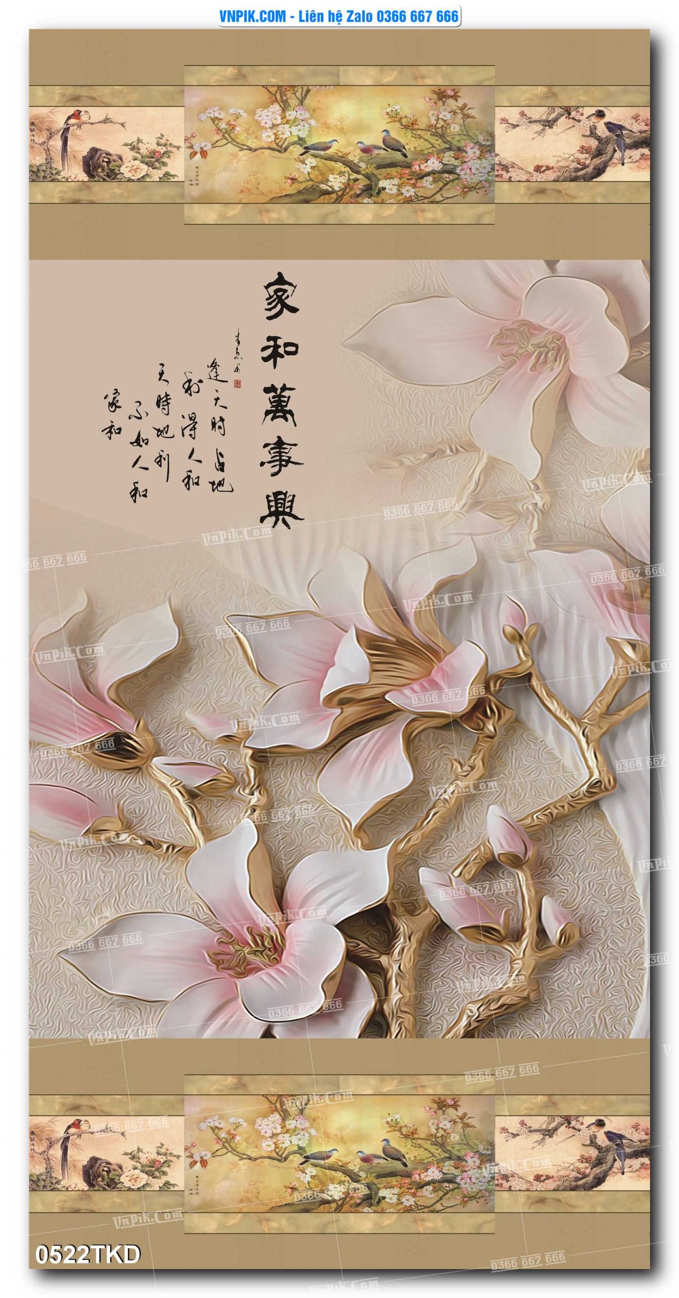Tranh Khổ Dọc – Tranh Thác Nước – Tranh Phong Cảnh Đẹp – Tranh Treo Tường – Mã file 0522TKD