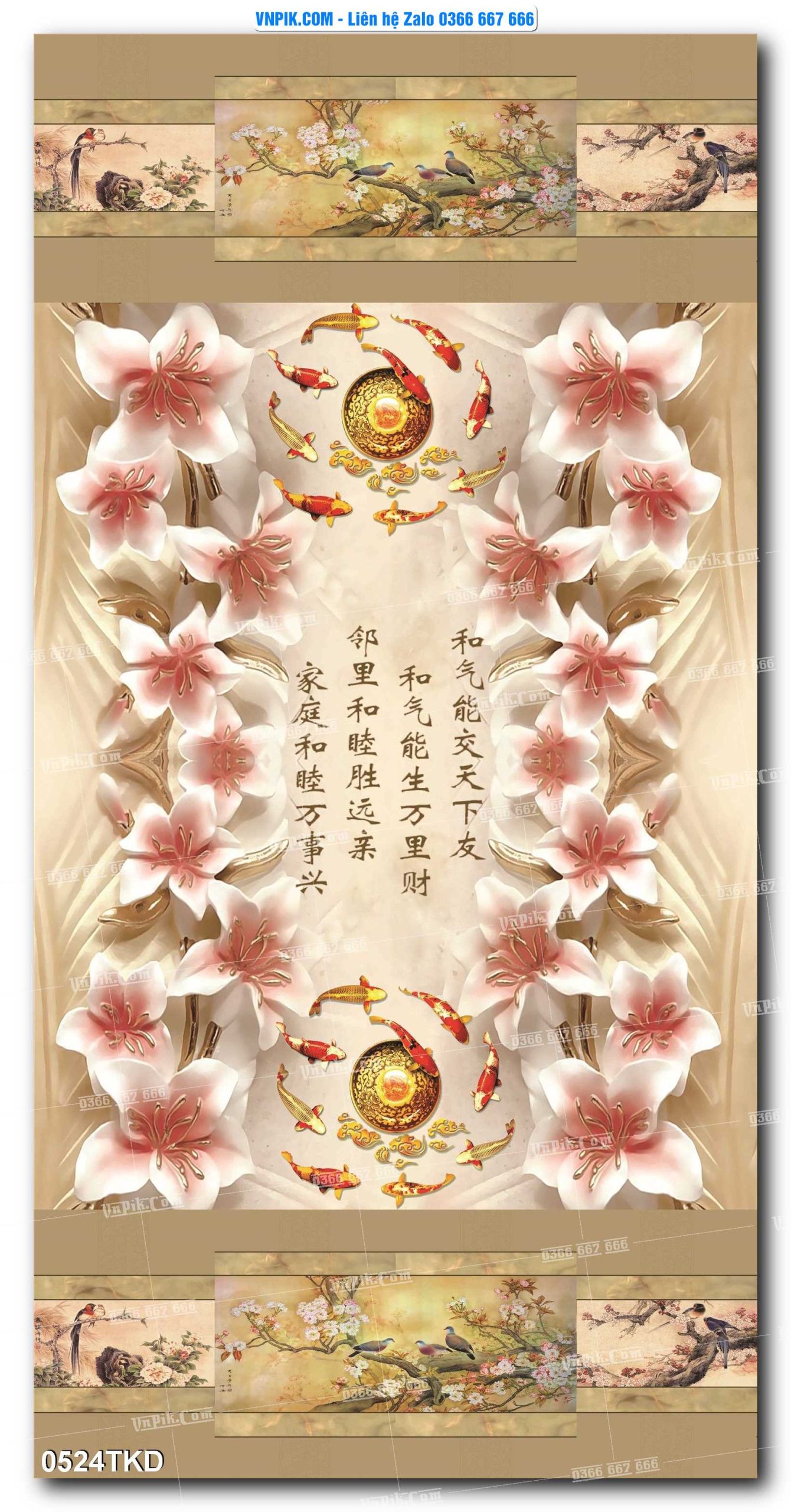 Tranh Khổ Dọc – Tranh Thác Nước – Tranh Phong Cảnh Đẹp – Tranh Treo Tường – Mã file 0524TKD