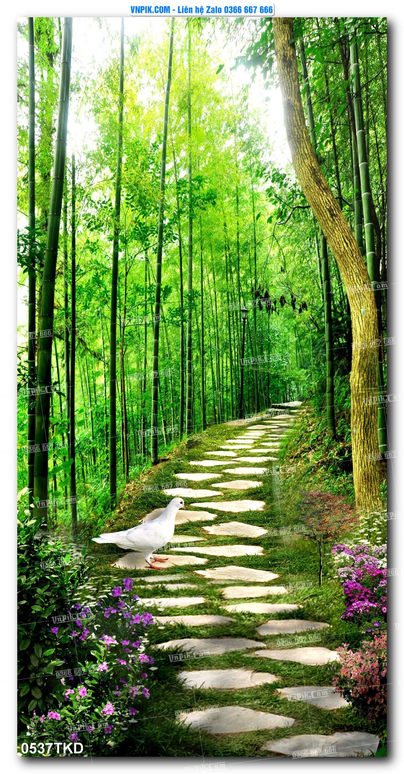 Tranh Khổ Dọc – Tranh Thác Nước – Tranh Phong Cảnh Đẹp – Tranh Treo Tường – Mã file 0537TKD