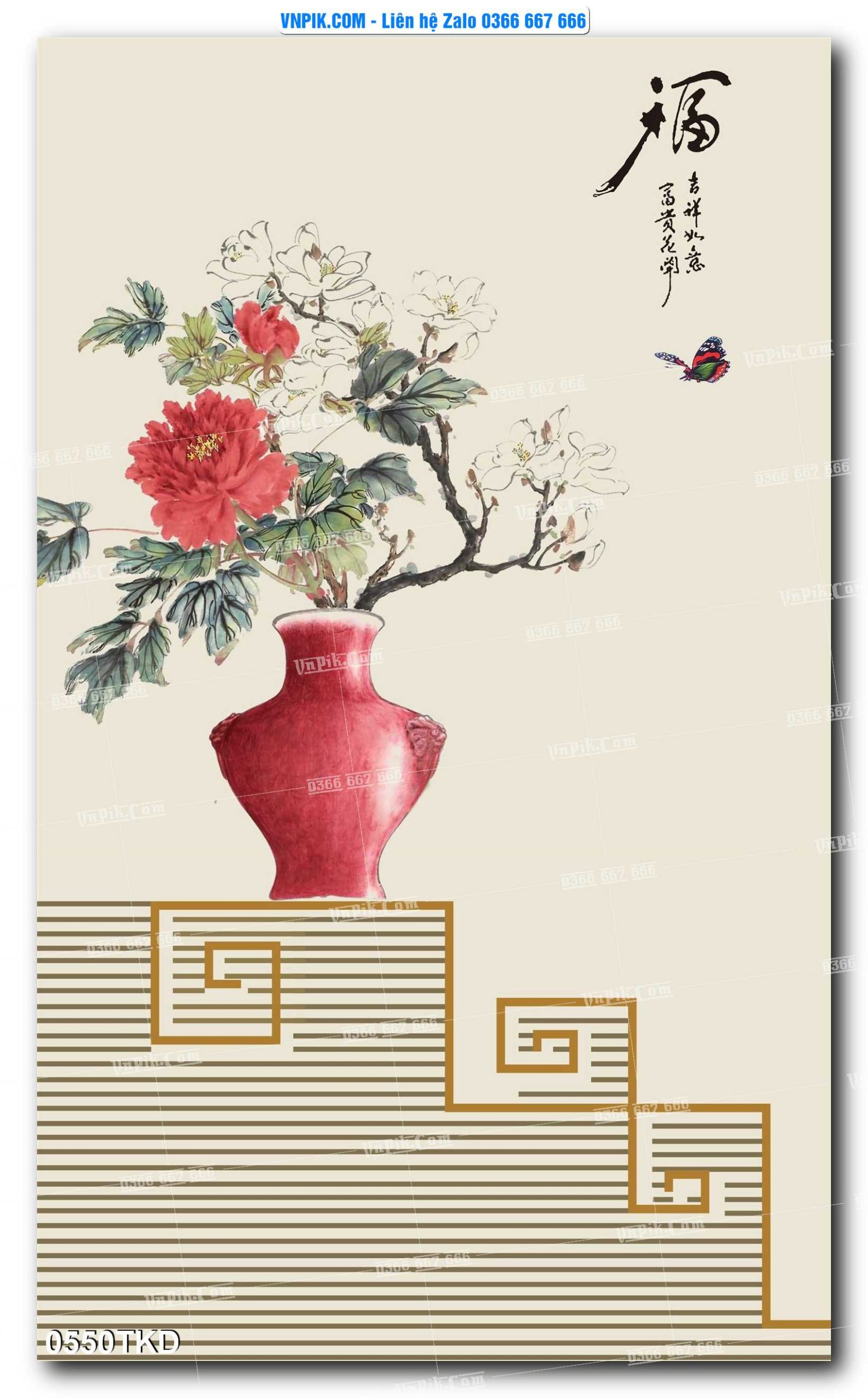 Tranh Khổ Dọc – Tranh Thác Nước – Tranh Phong Cảnh Đẹp – Tranh Treo Tường – Mã file 0550TKD