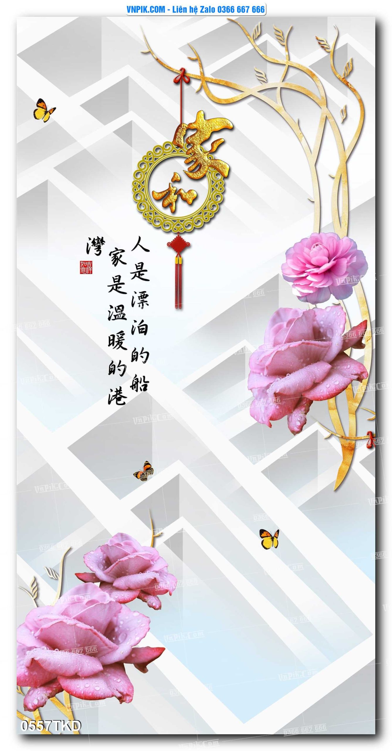 Tranh Khổ Dọc – Tranh Thác Nước – Tranh Phong Cảnh Đẹp – Tranh Treo Tường – Mã file 0557TKD