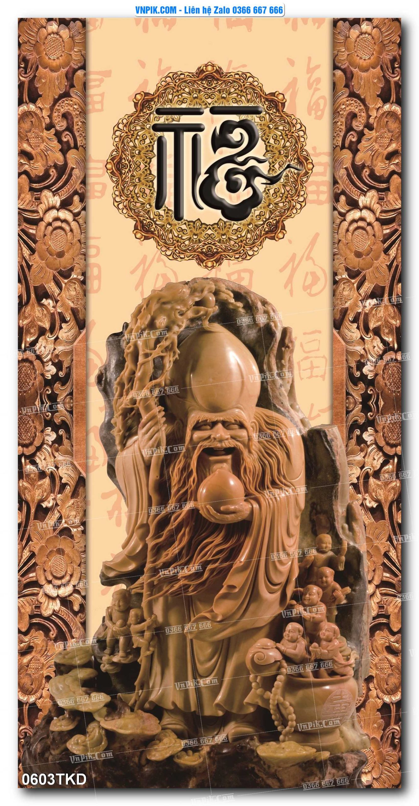 Tranh Khổ Dọc – Tranh Thác Nước – Tranh Phong Cảnh Đẹp – Tranh Treo Tường – Mã file 0603TKD