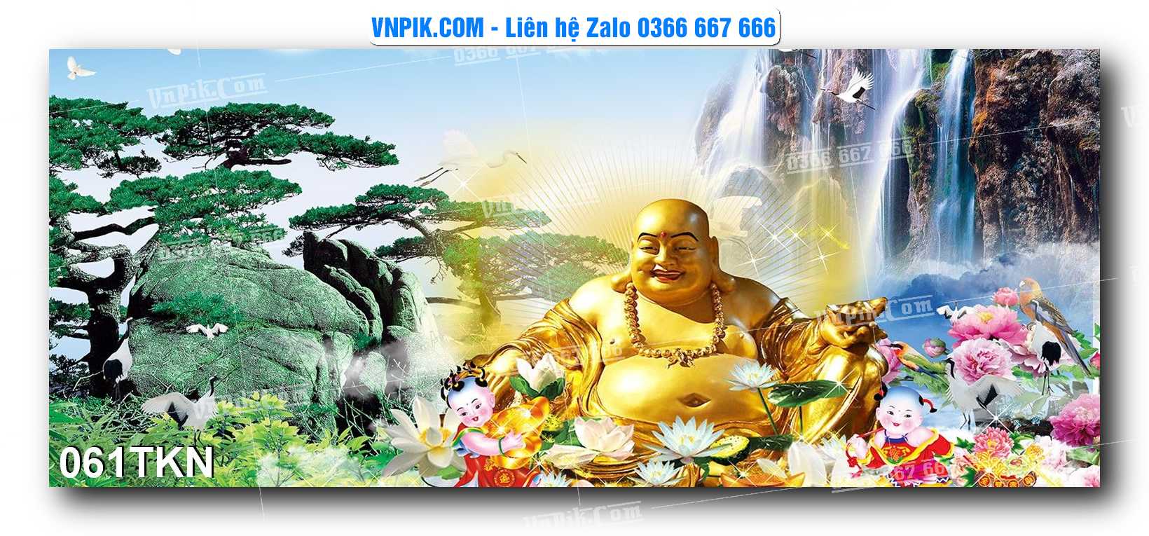 File PSD Vector Tranh Khổ Ngang – Tranh Thác Nước – Tranh Phong Cảnh Đẹp – Mã file 061TKN