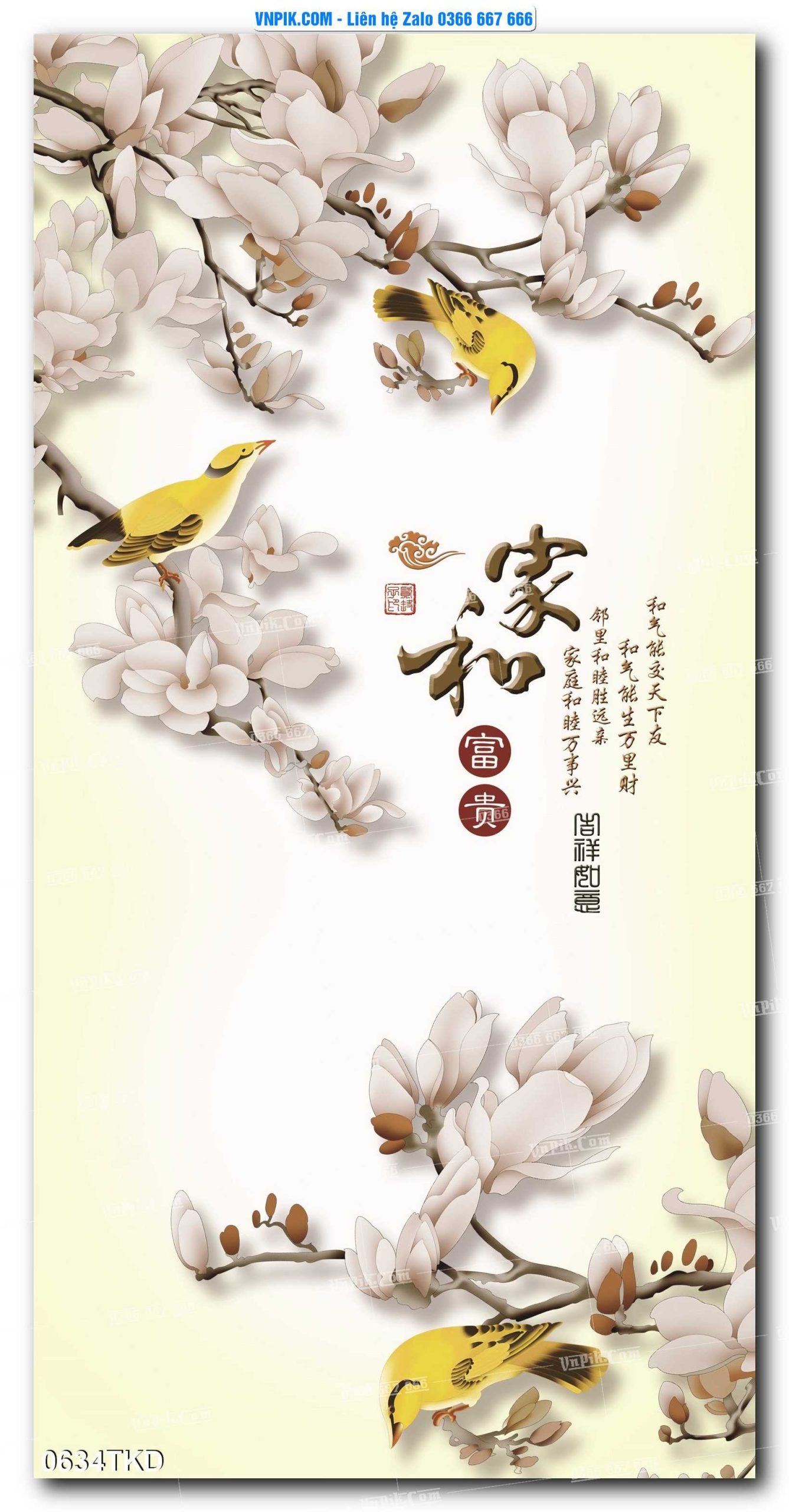 Tranh Khổ Dọc – Tranh Thác Nước – Tranh Phong Cảnh Đẹp – Tranh Treo Tường – Mã file 0634TKD