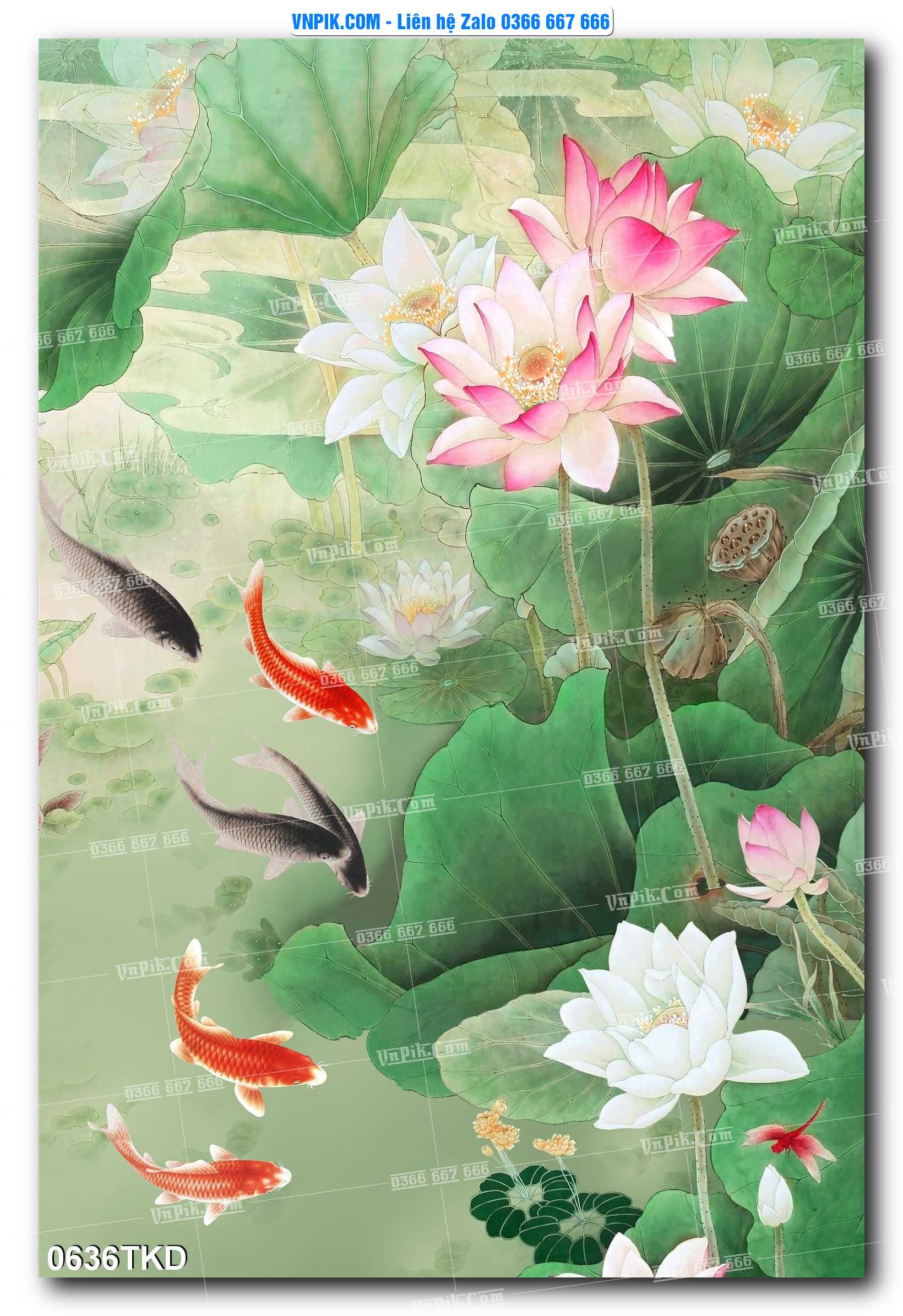 Tranh Khổ Dọc – Tranh Thác Nước – Tranh Phong Cảnh Đẹp – Tranh Treo Tường – Mã file 0636TKD