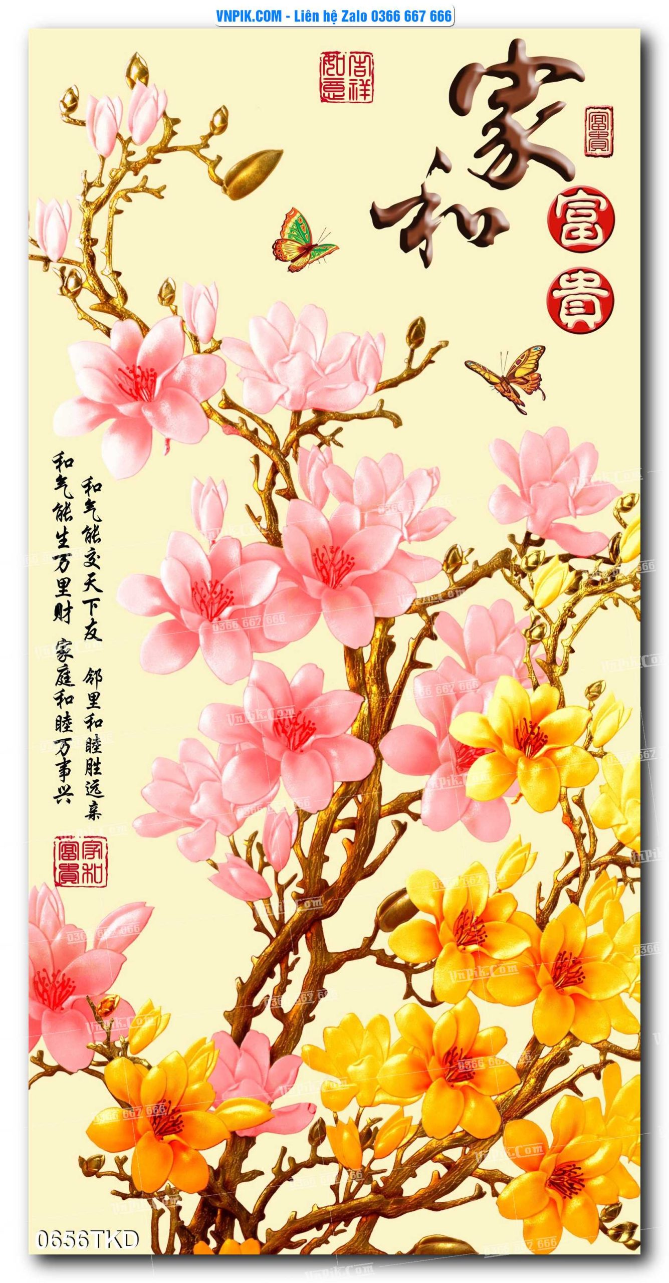 Tranh Khổ Dọc – Tranh Thác Nước – Tranh Phong Cảnh Đẹp – Tranh Treo Tường – Mã file 0656TKD