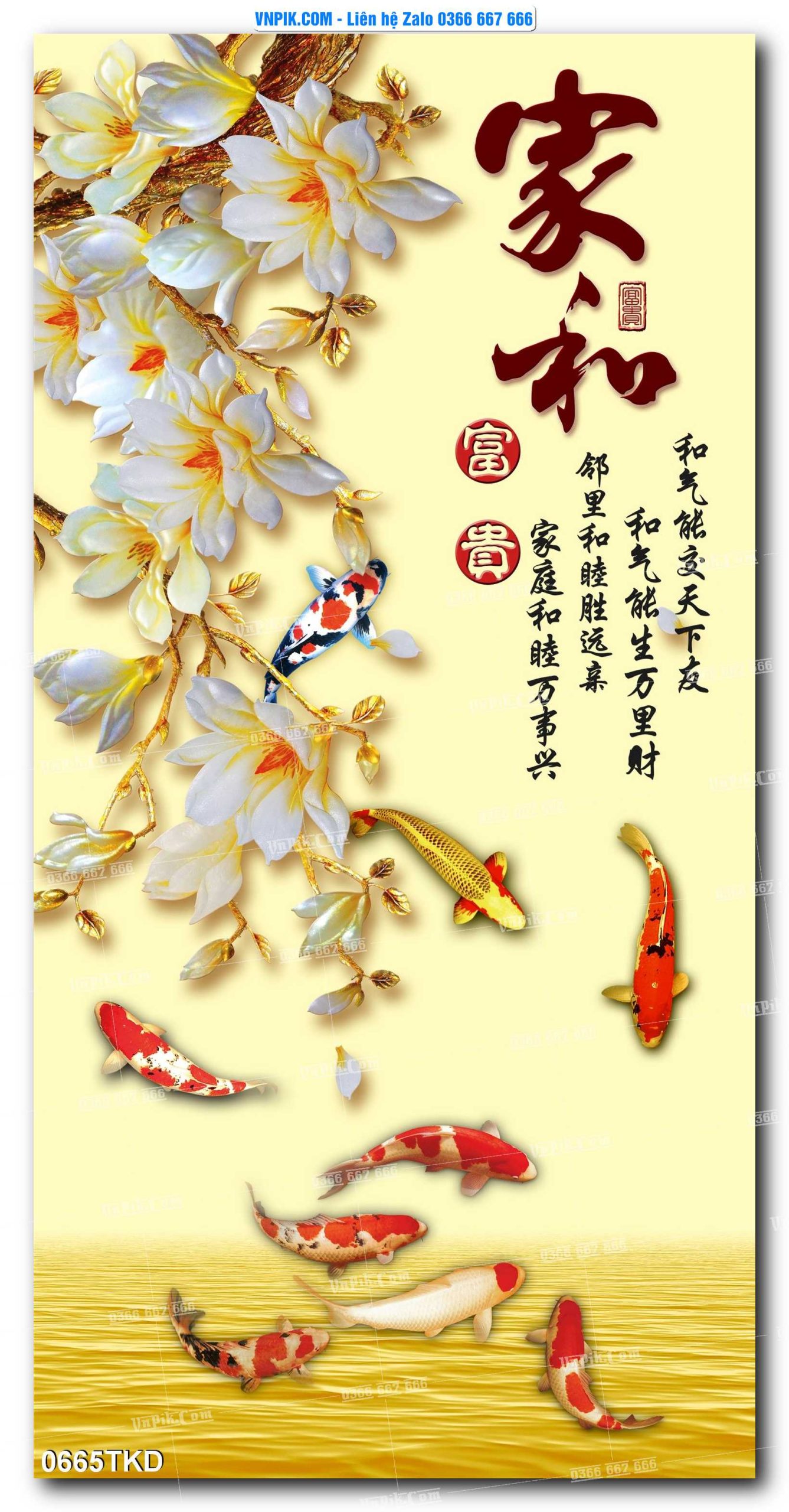 Tranh Khổ Dọc – Tranh Thác Nước – Tranh Phong Cảnh Đẹp – Tranh Treo Tường – Mã file 0665TKD