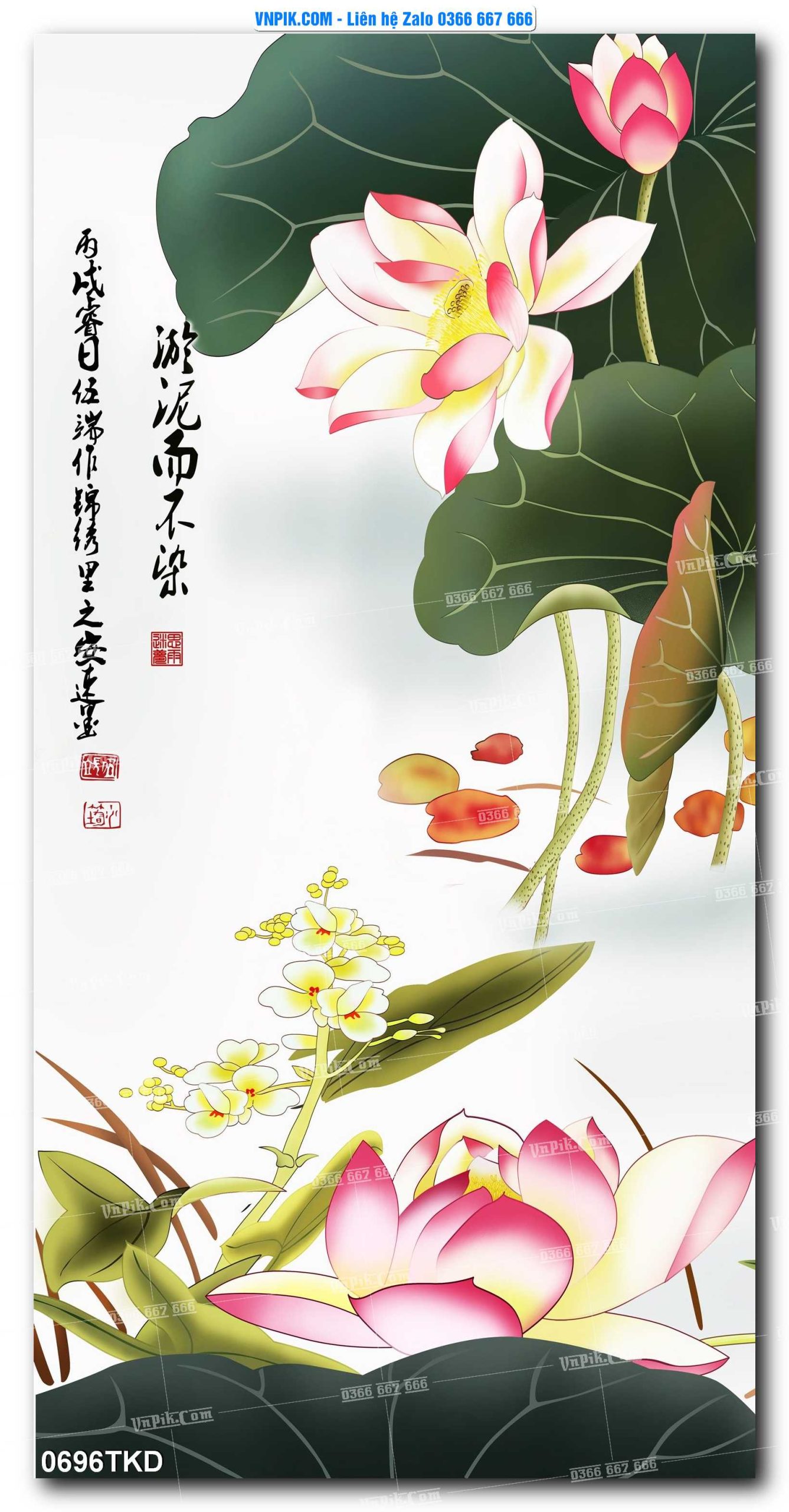 Tranh Khổ Dọc – Tranh Thác Nước – Tranh Phong Cảnh Đẹp – Tranh Treo Tường – Mã file 0696TKD