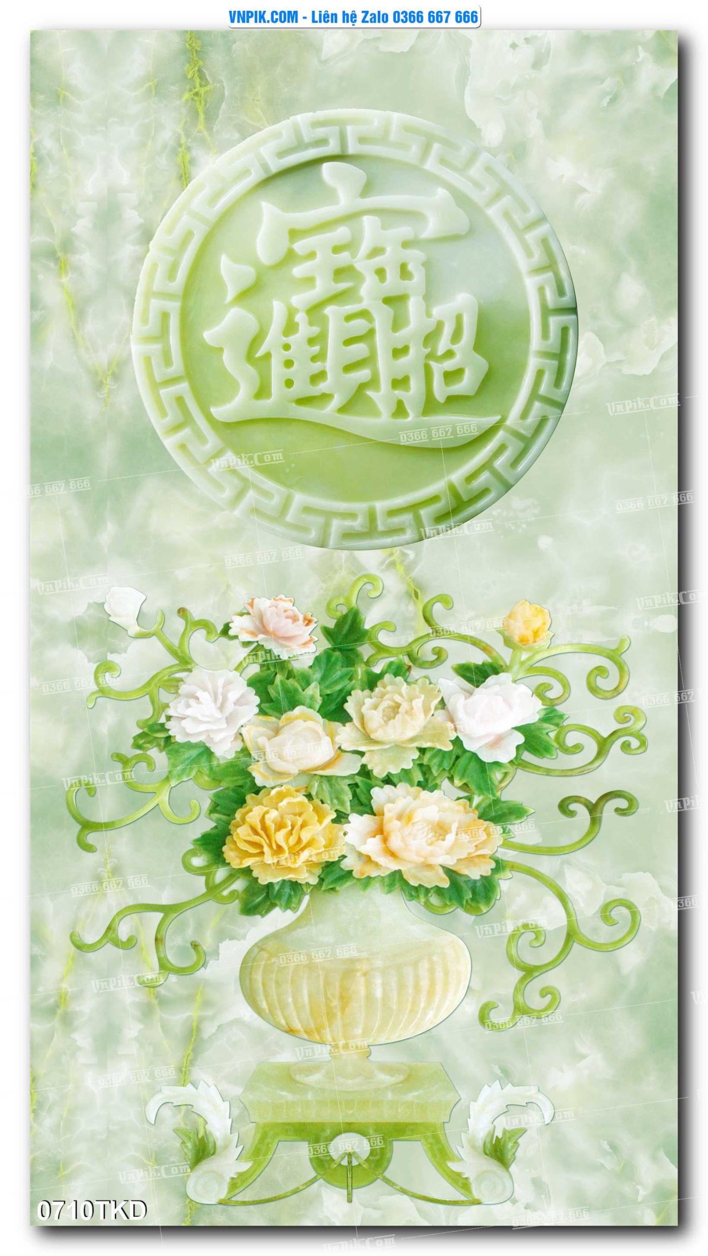 Tranh Khổ Dọc – Tranh Thác Nước – Tranh Phong Cảnh Đẹp – Tranh Treo Tường – Mã file 0710TKD