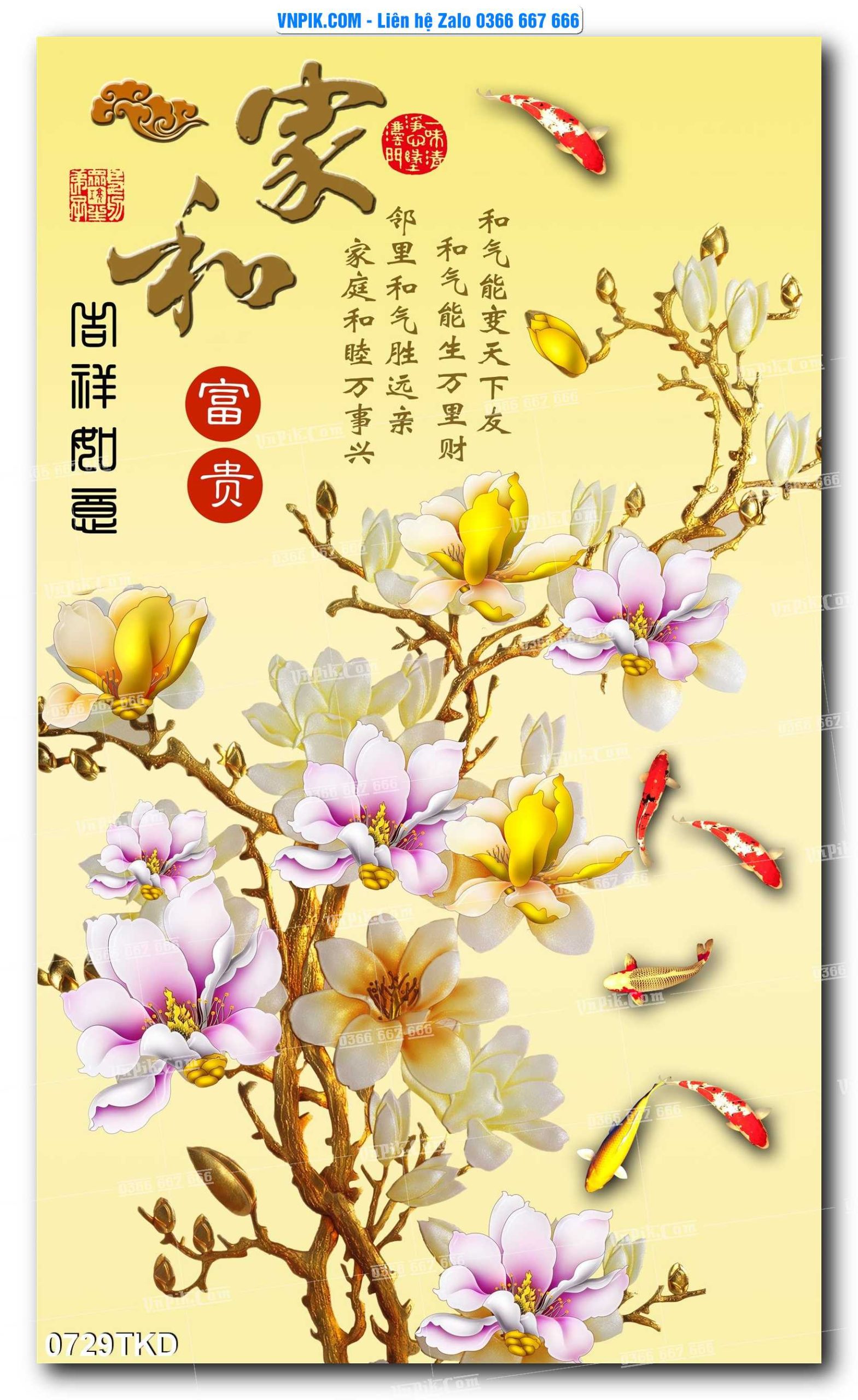 Tranh Khổ Dọc – Tranh Thác Nước – Tranh Phong Cảnh Đẹp – Tranh Treo Tường – Mã file 0729TKD