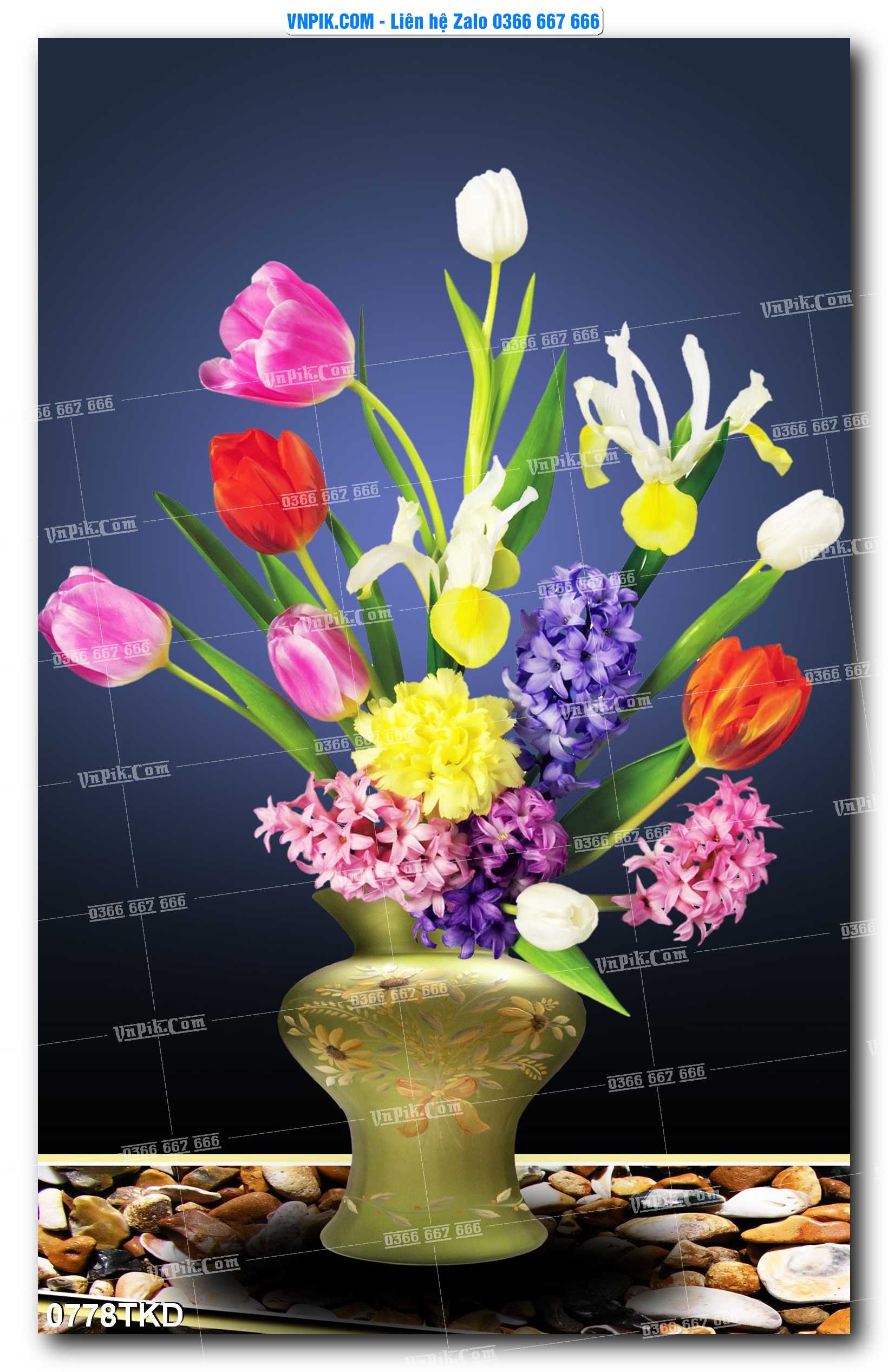 Tranh Khổ Dọc – Tranh Thác Nước – Tranh Phong Cảnh Đẹp – Tranh Treo Tường – Mã file 0778TKD