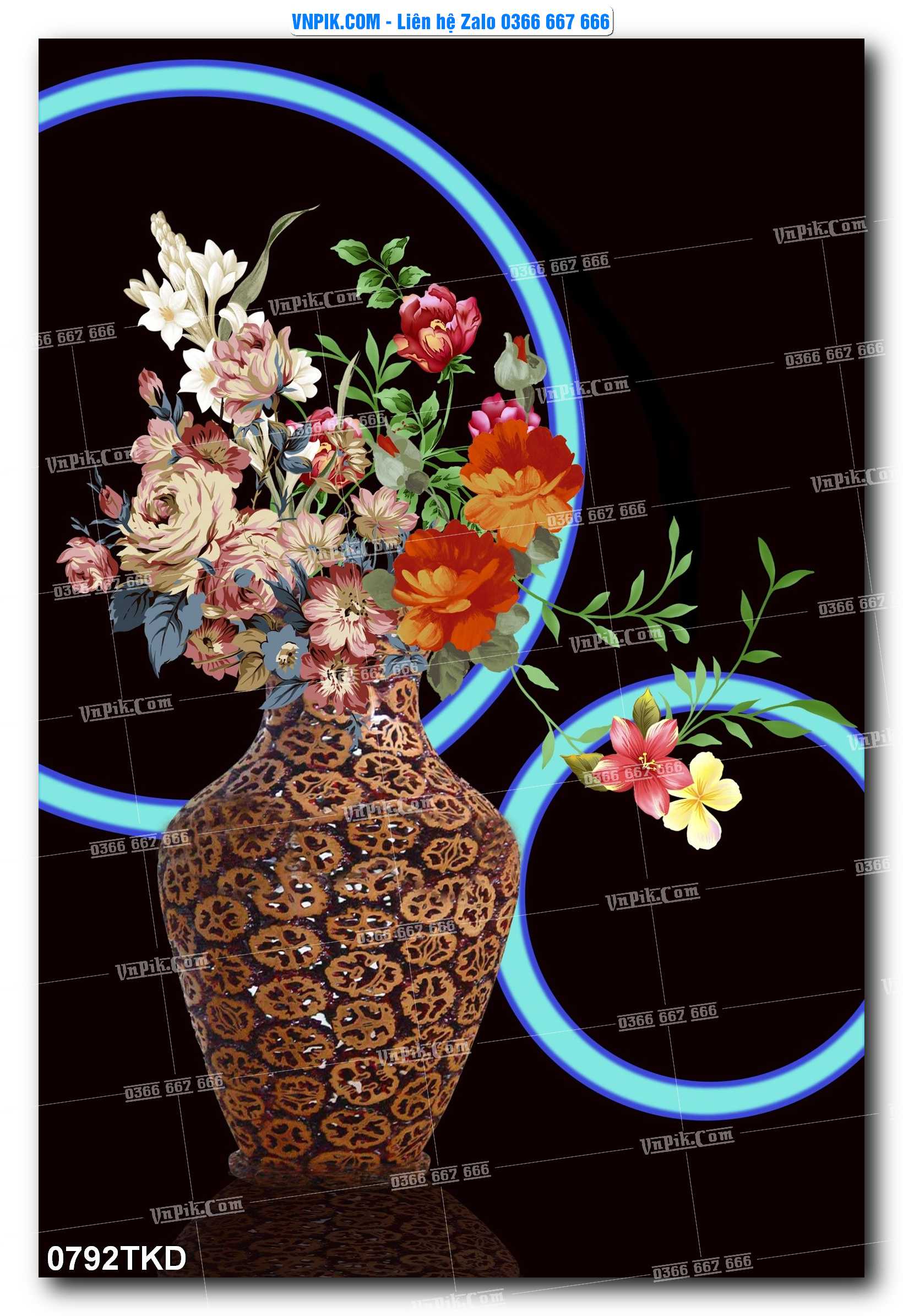 Tranh Khổ Dọc – Tranh Thác Nước – Tranh Phong Cảnh Đẹp – Tranh Treo Tường – Mã file 0792TKD