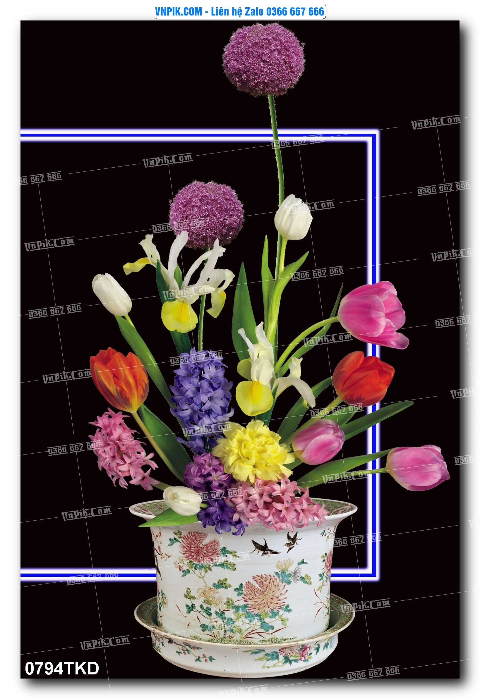 Tranh Khổ Dọc – Tranh Thác Nước – Tranh Phong Cảnh Đẹp – Tranh Treo Tường – Mã file 0794TKD