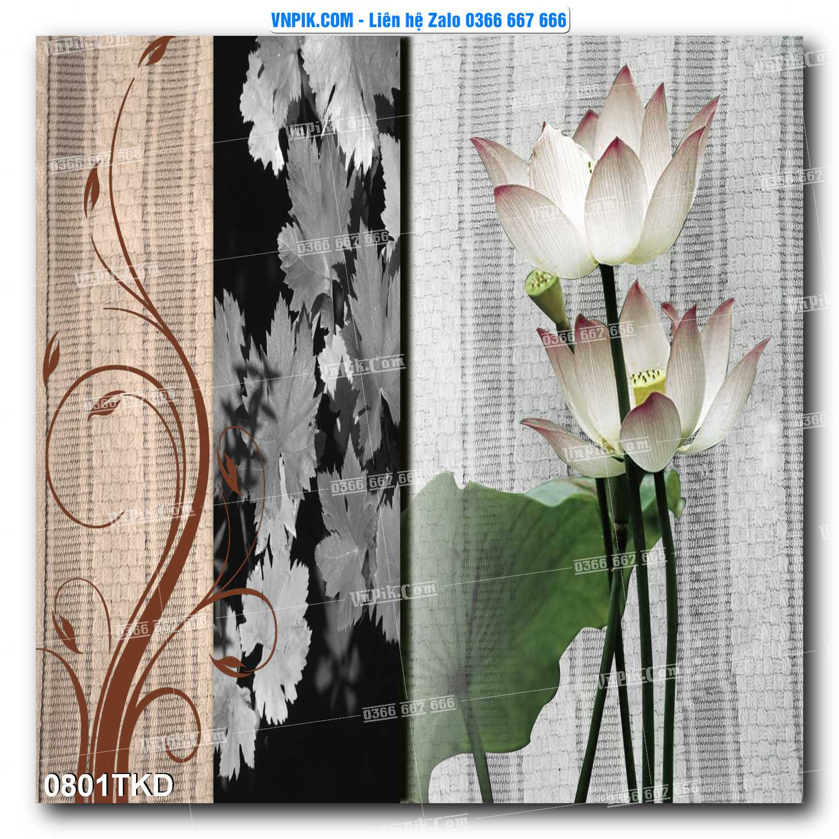 Tranh Khổ Dọc – Tranh Thác Nước – Tranh Phong Cảnh Đẹp – Tranh Treo Tường – Mã file 0801TKD