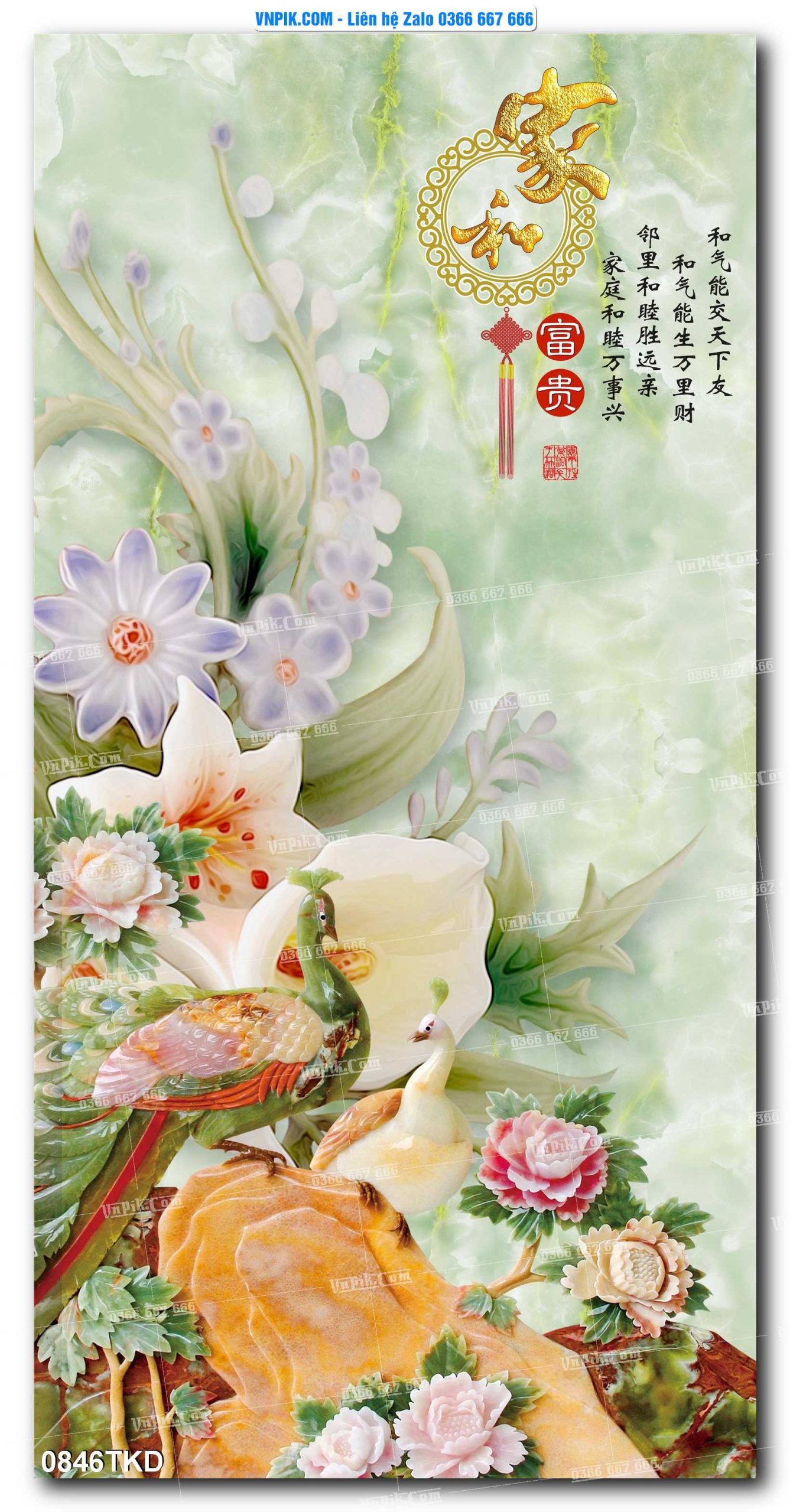 Tranh Khổ Dọc – Tranh Thác Nước – Tranh Phong Cảnh Đẹp – Tranh Treo Tường – Mã file 0846TKD