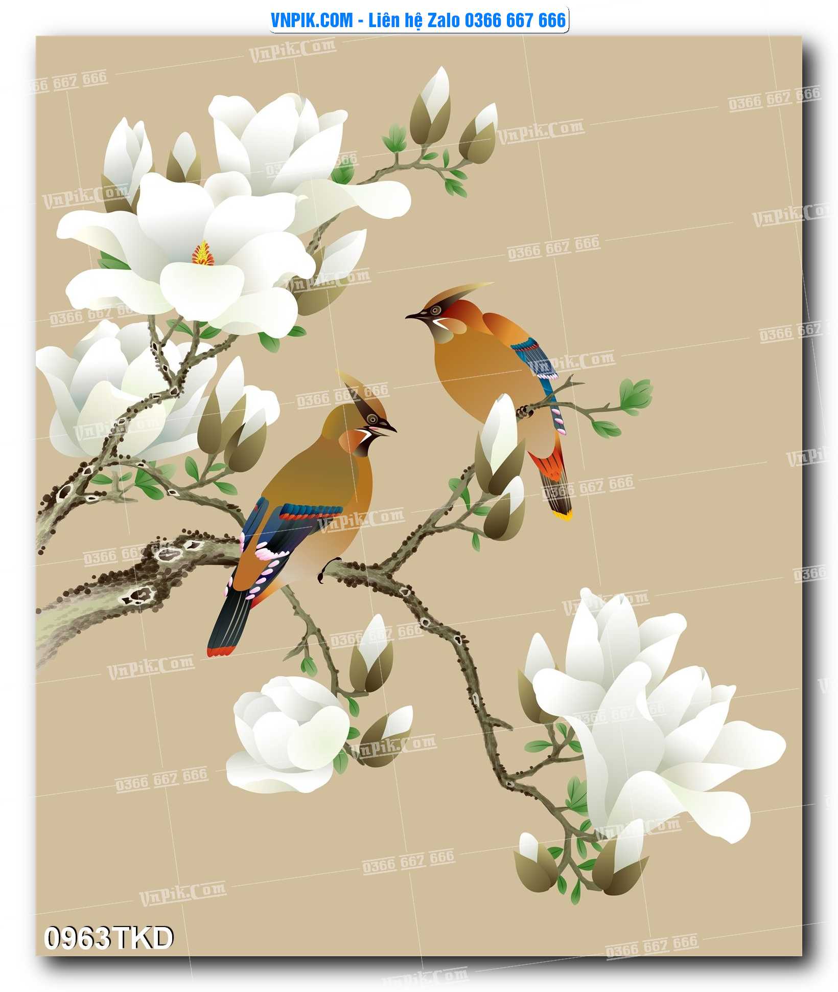 Tranh Khổ Dọc – Tranh Thác Nước – Tranh Phong Cảnh Đẹp – Tranh Treo Tường – Mã file 0963TKD