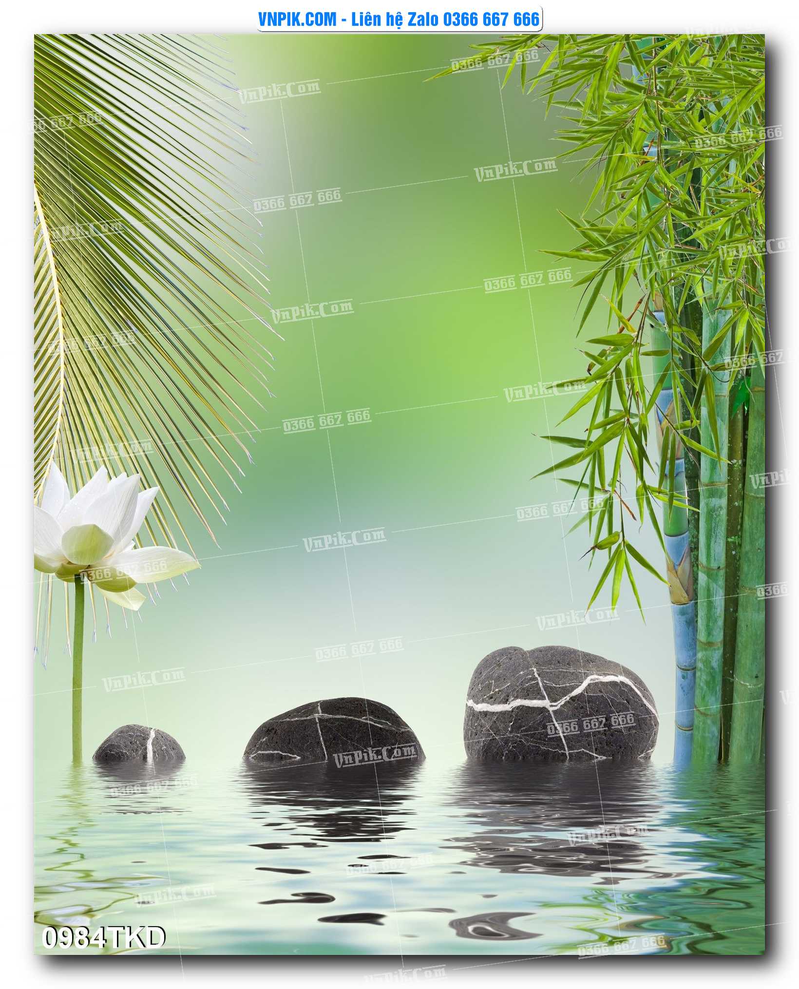 Tranh Khổ Dọc – Tranh Thác Nước – Tranh Phong Cảnh Đẹp – Tranh Treo Tường – Mã file 0984TKD