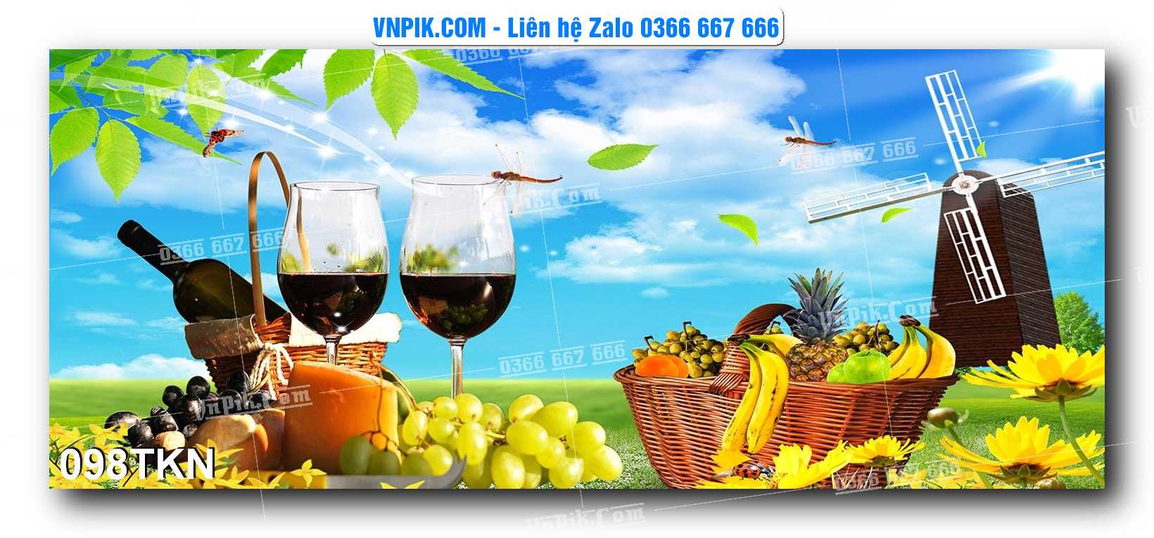 File PSD Vector Tranh Khổ Ngang – Tranh Thác Nước – Tranh Phong Cảnh Đẹp – Mã file 098TKN