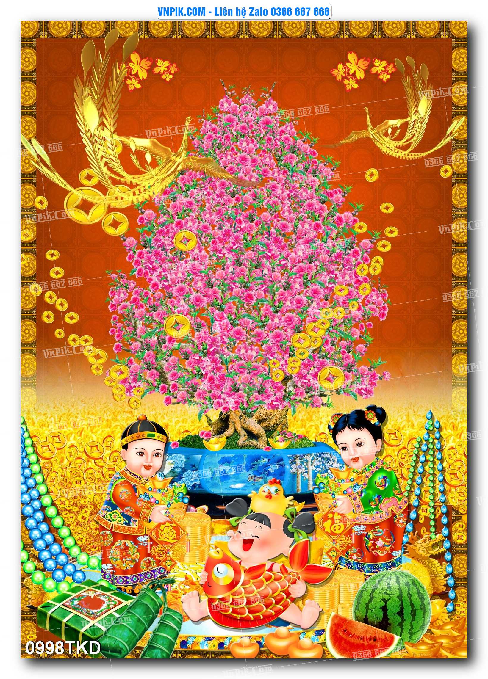 Tranh Khổ Dọc – Tranh Thác Nước – Tranh Phong Cảnh Đẹp – Tranh Treo Tường – Mã file 0998TKD