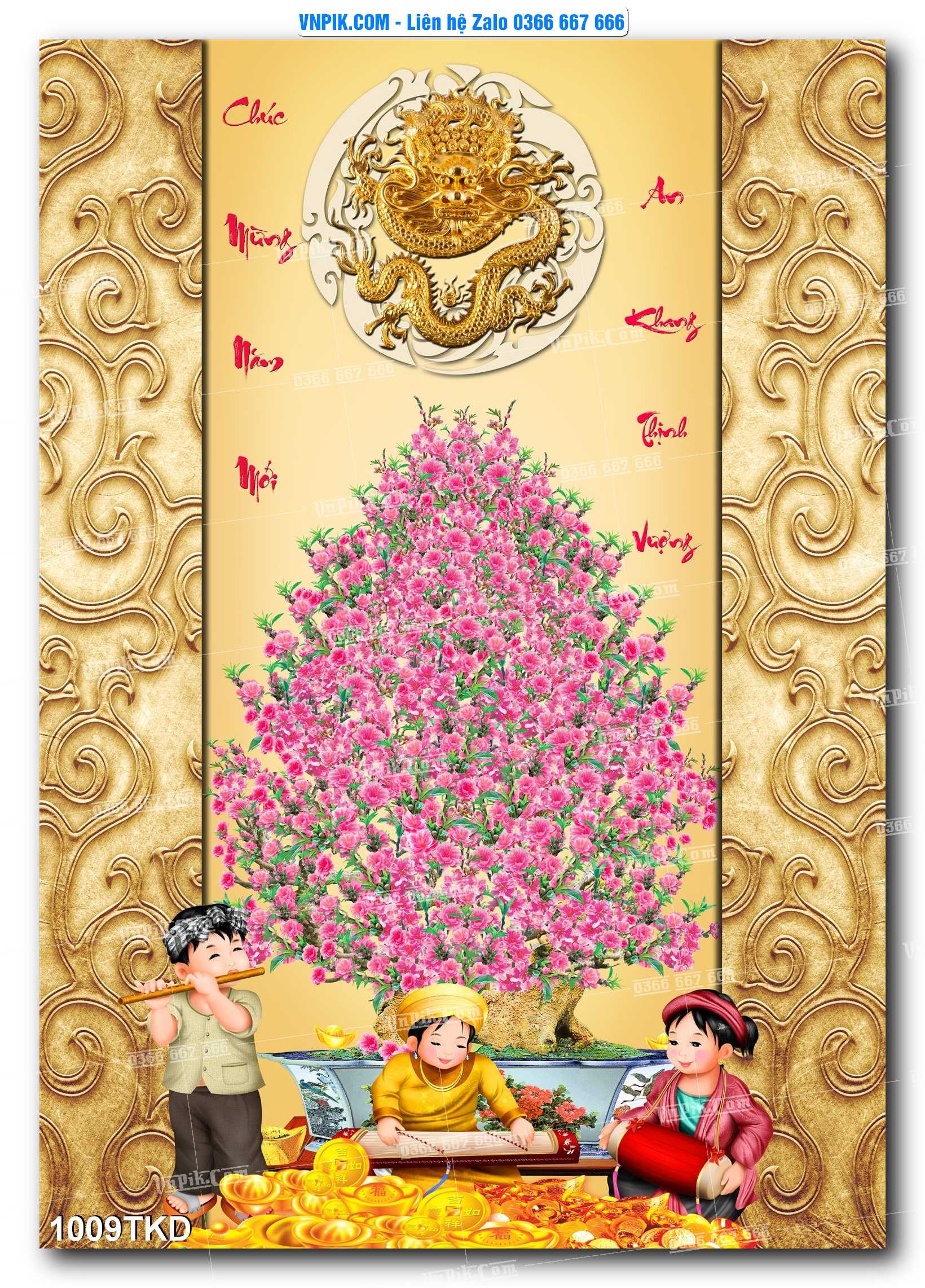 Tranh Khổ Dọc – Tranh Thác Nước – Tranh Phong Cảnh Đẹp – Tranh Treo Tường – Mã file 1009TKD