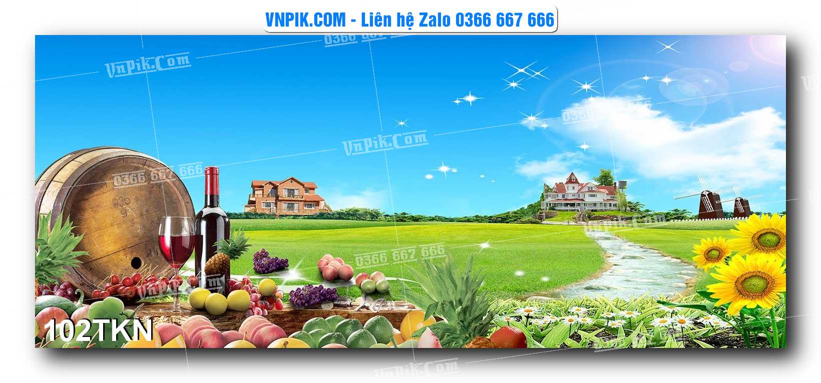 File PSD Vector Tranh Khổ Ngang – Tranh Thác Nước – Tranh Phong Cảnh Đẹp – Mã file 102TKN