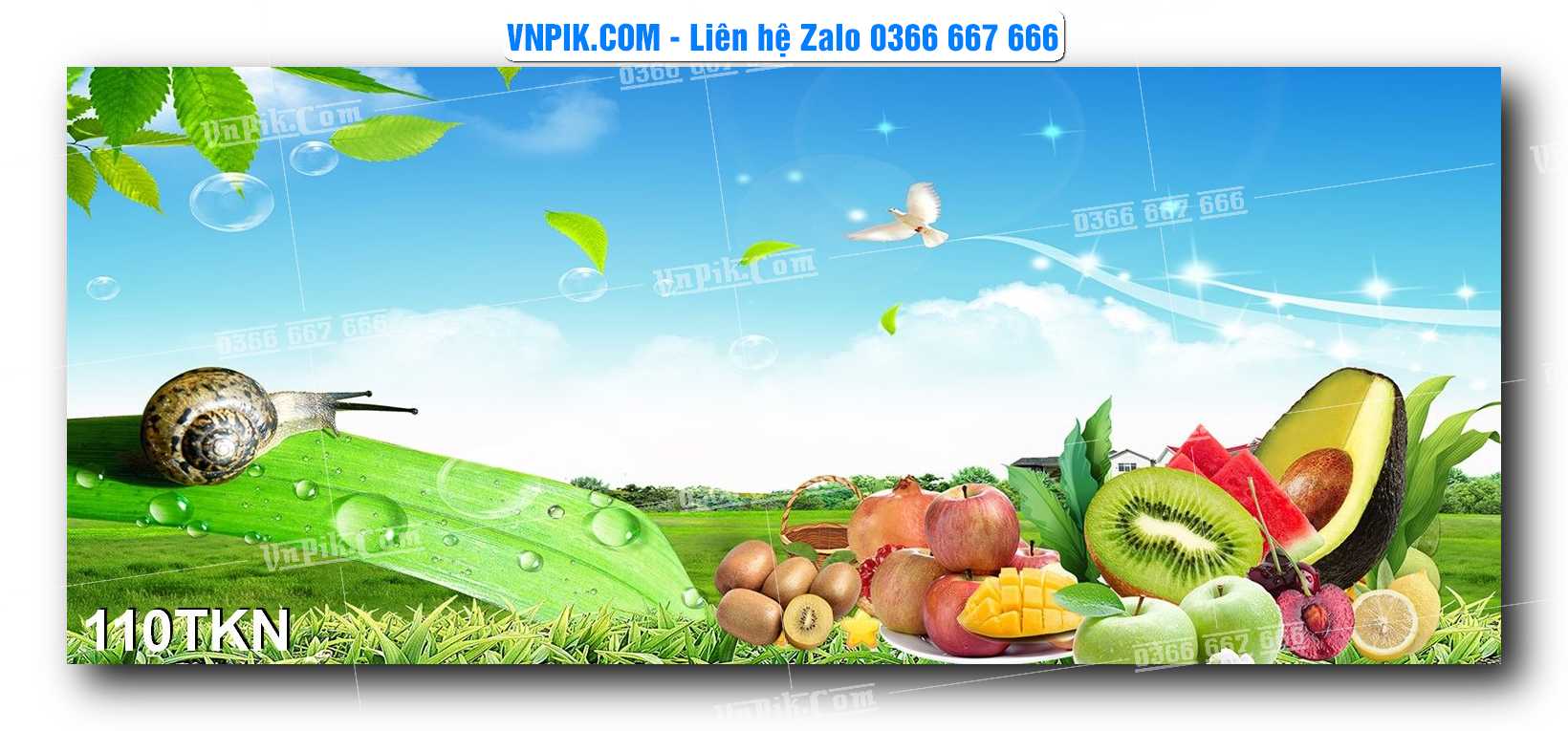 File PSD Vector Tranh Khổ Ngang – Tranh Thác Nước – Tranh Phong Cảnh Đẹp – Mã file 110TKN