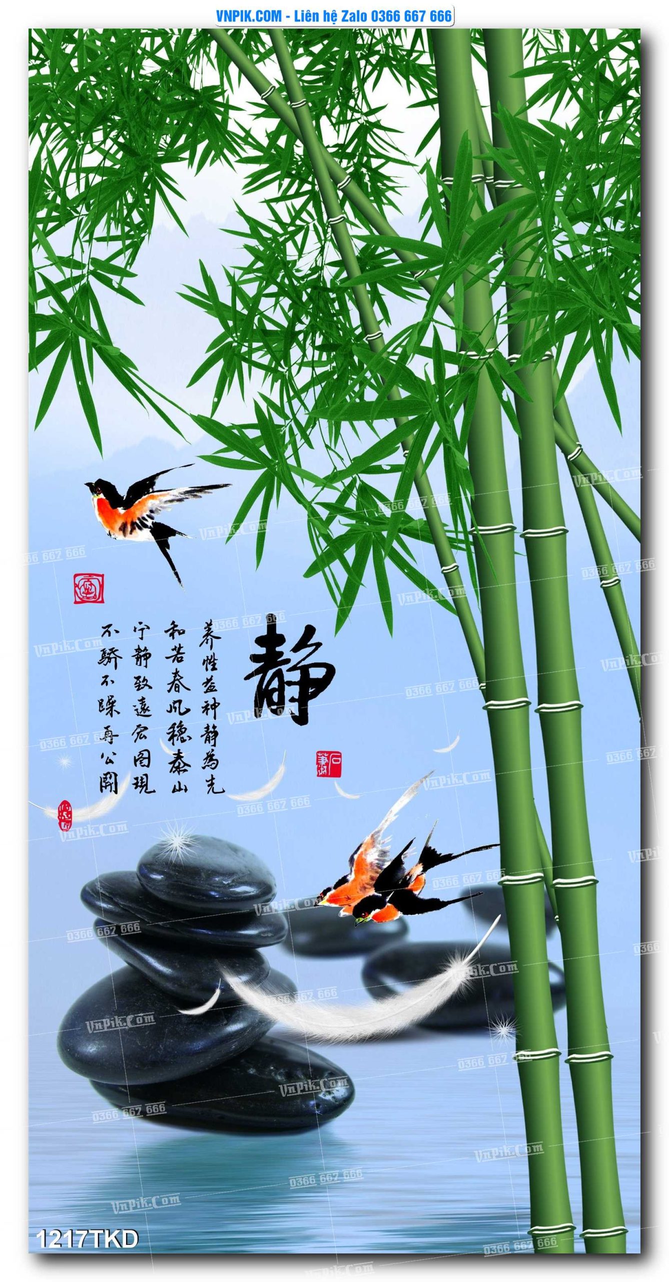 Tranh Khổ Dọc – Tranh Thác Nước – Tranh Phong Cảnh Đẹp – Tranh Treo Tường – Mã file 1217TKD