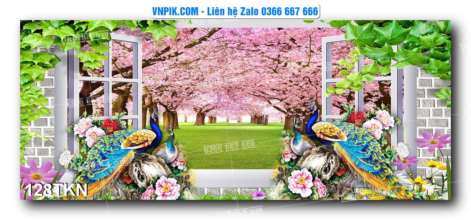 File PSD Vector Tranh Khổ Ngang – Tranh Thác Nước – Tranh Phong Cảnh Đẹp – Mã file 128TKN