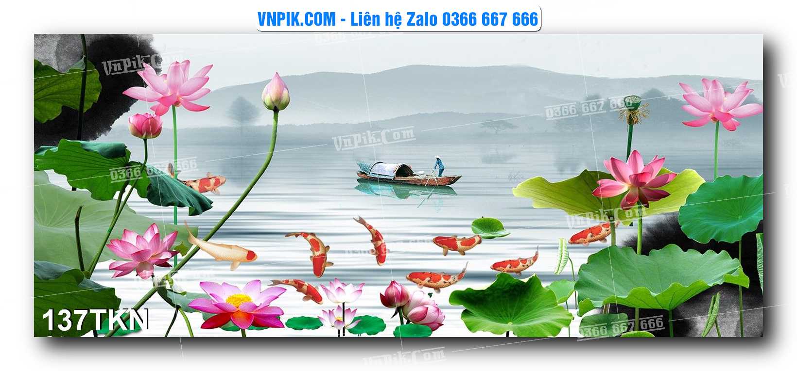 File PSD Vector Tranh Khổ Ngang – Tranh Thác Nước – Tranh Phong Cảnh Đẹp – Mã file 137TKN