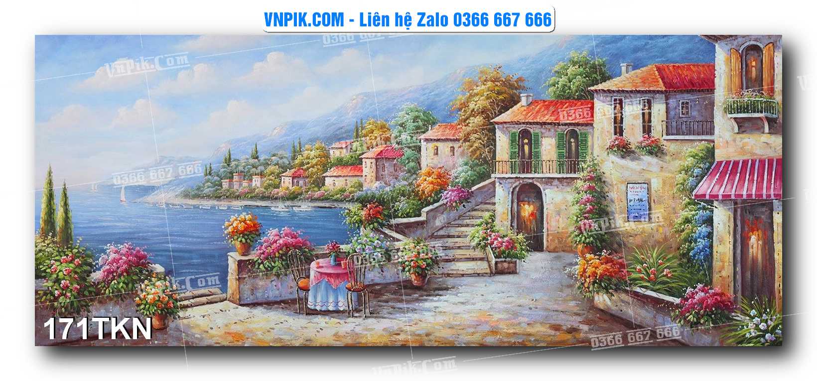 File PSD Vector Tranh Khổ Ngang – Tranh Thác Nước – Tranh Phong Cảnh Đẹp – Mã file 171TKN